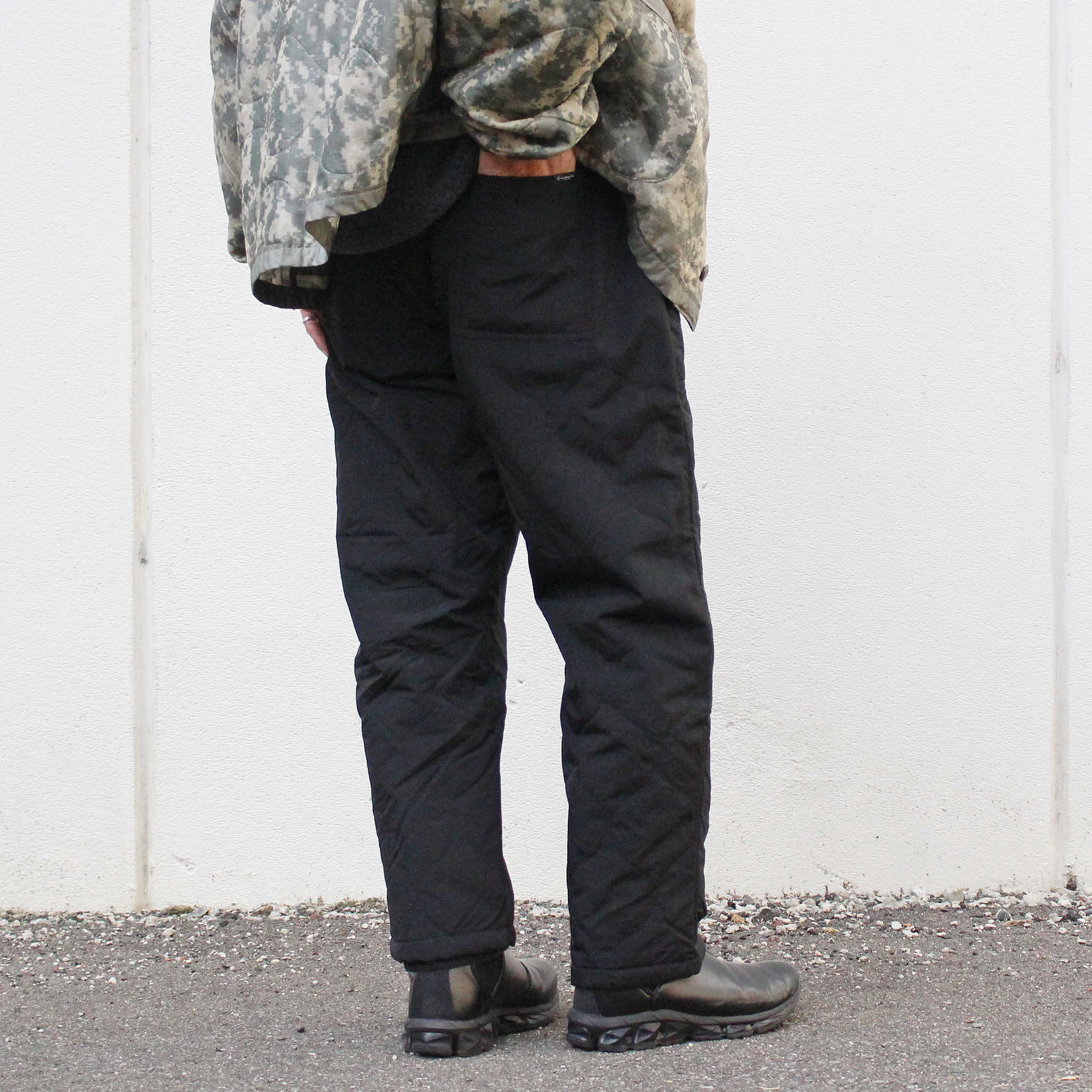 AXESQUIN アクシーズクイーン / QUILTED FATIGUE PANTS 2.0 キルティングファティーグパンツ (BLACK ブラック)