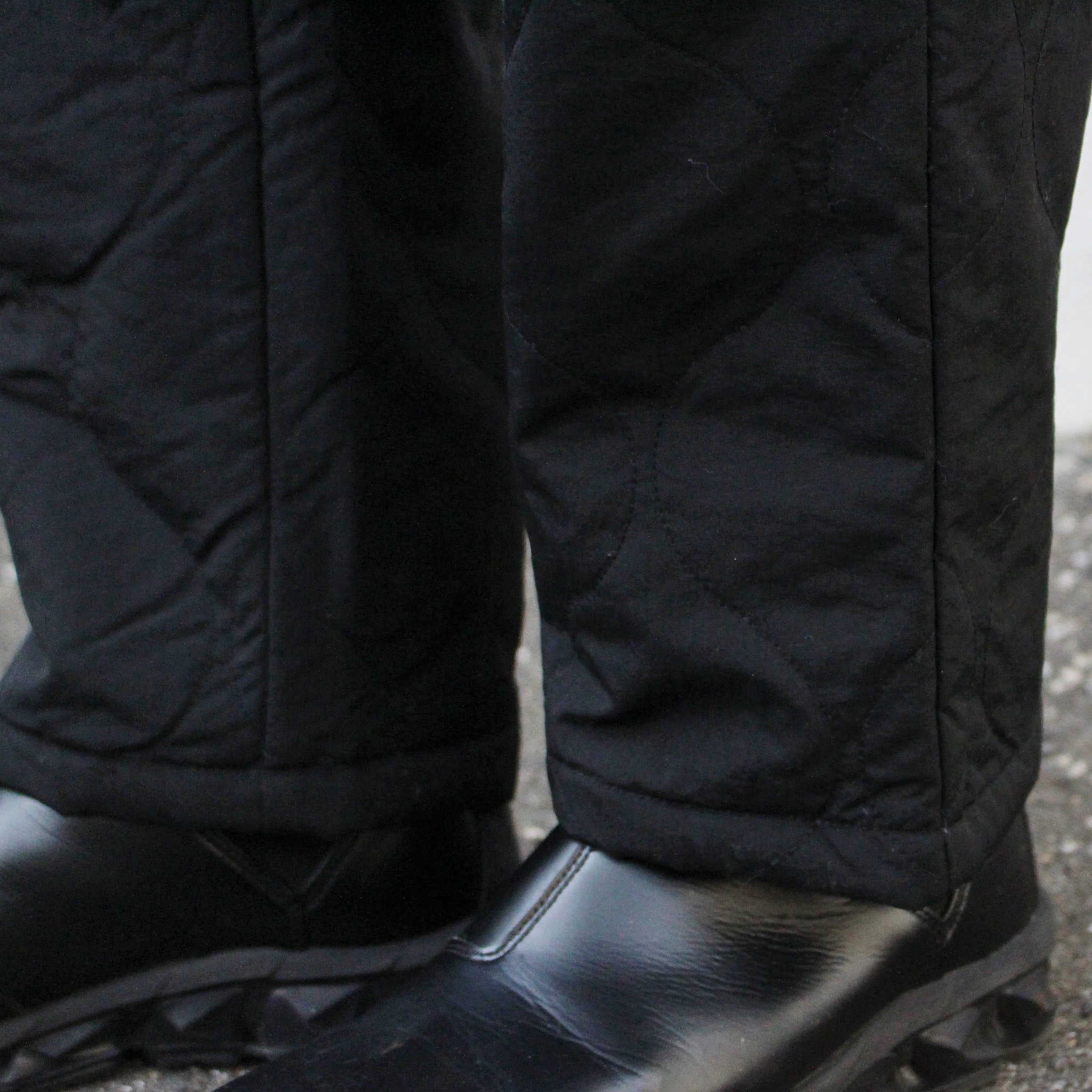 AXESQUIN アクシーズクイーン / QUILTED FATIGUE PANTS 2.0 キルティングファティーグパンツ (BLACK ブラック)