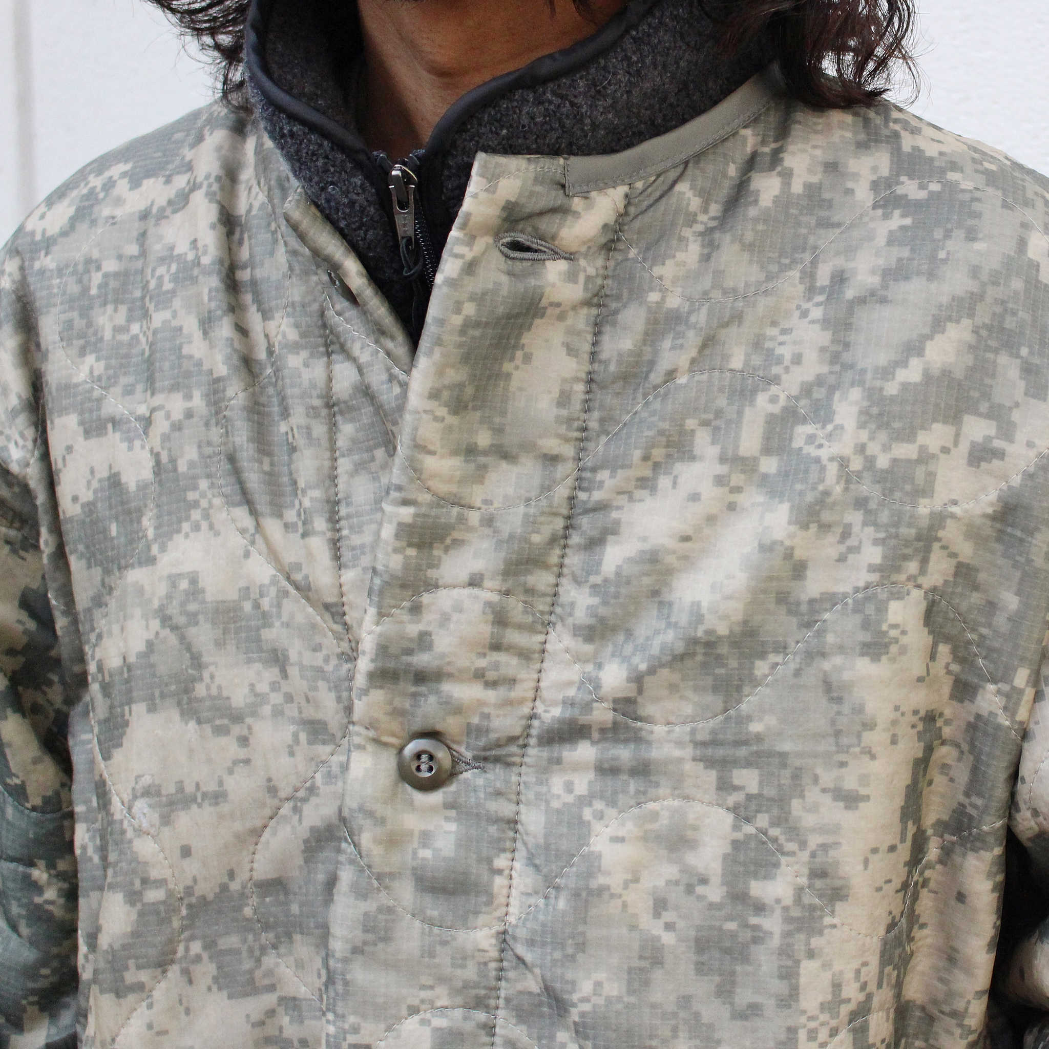 oddment オッドメント / QUILTING SHORT JACKET キルティングショートジャケト (ACU CAMO エーシーユーカモ)