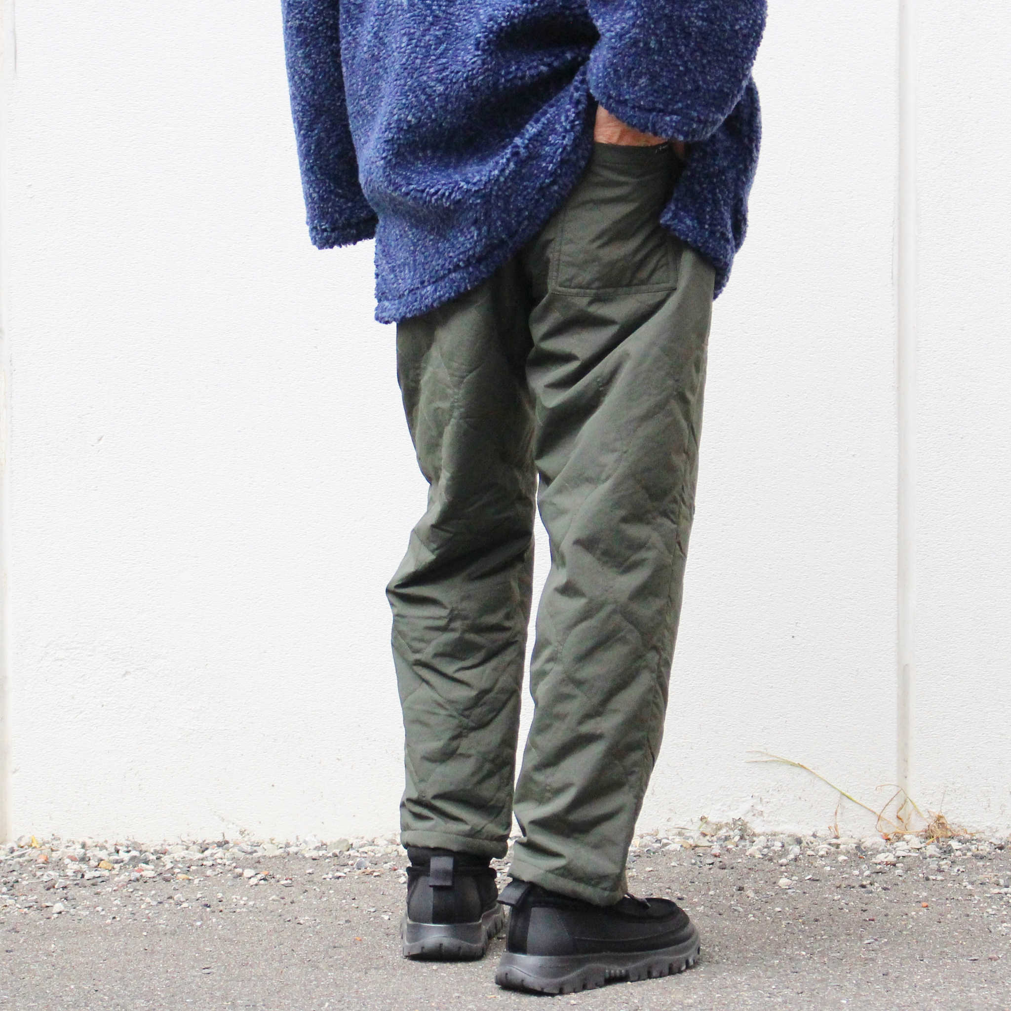 AXESQUIN アクシーズクイーン / QUILTED FATIGUE PANTS 2.0 キルティングファティーグパンツ (CONIFER コニファー)