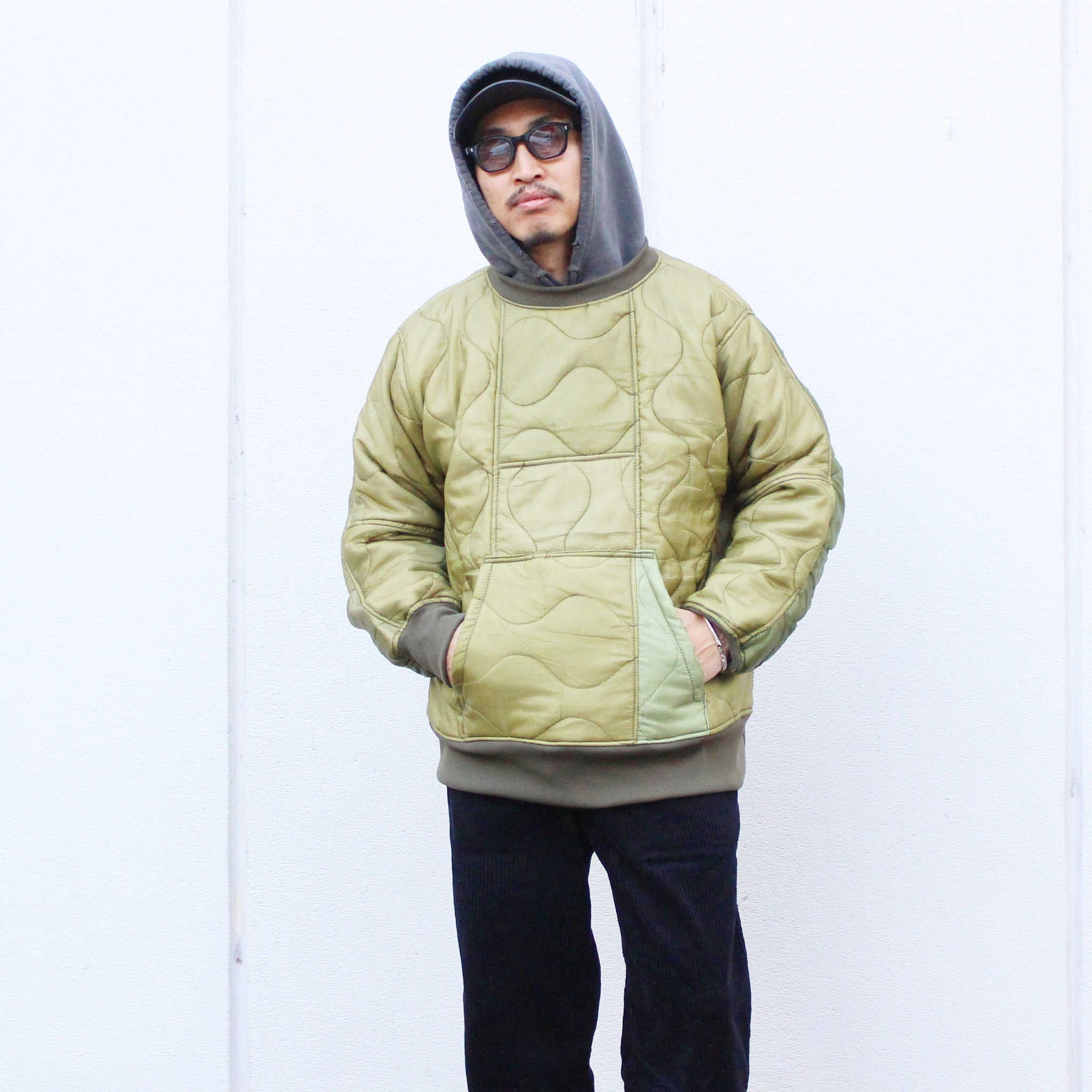 oddment オッドメント / QUILTING CREW キルティングクルー (OLIVE オリーブ)