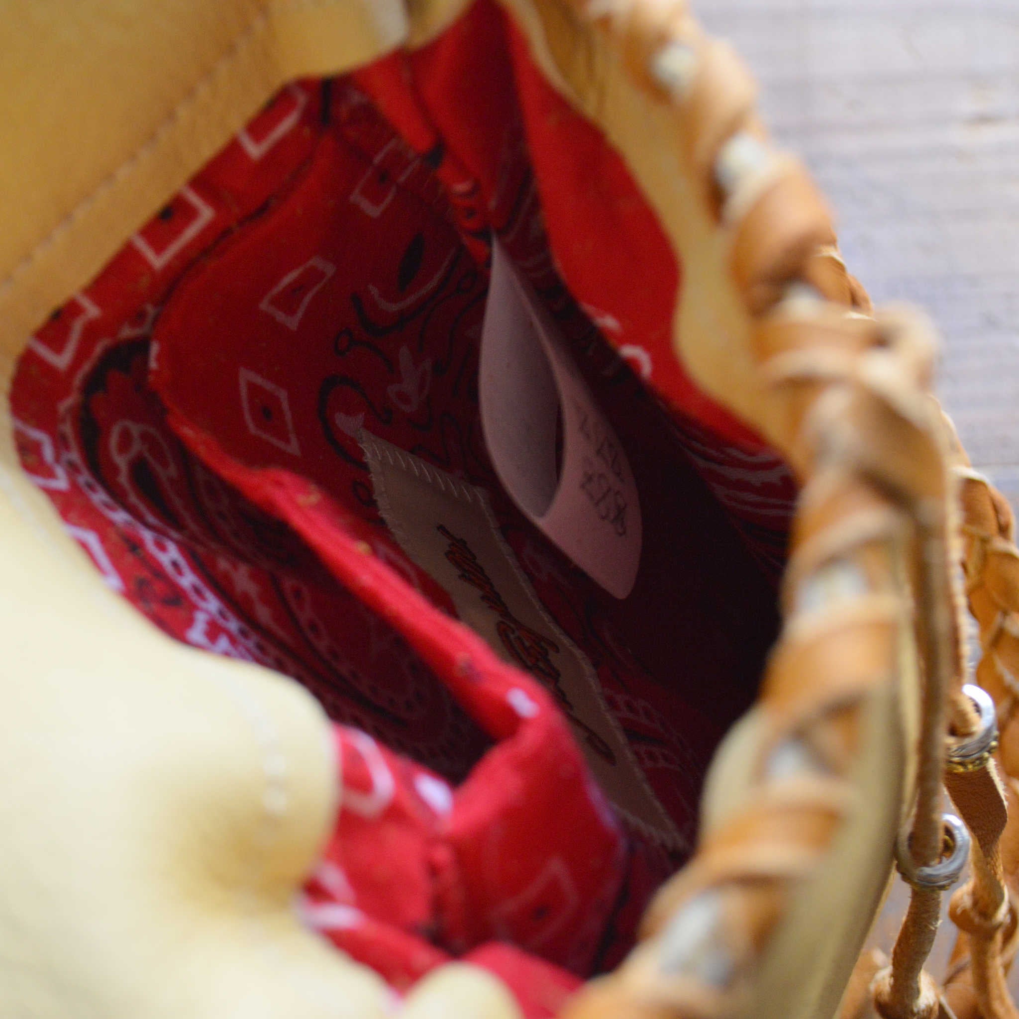Nasngwam.×EARLYMORNING ナスングワム アーリーモーニング / DEARSKIN MEDICINE BAG ディアスキンメディスンバッグ (CAMEL キャメル)