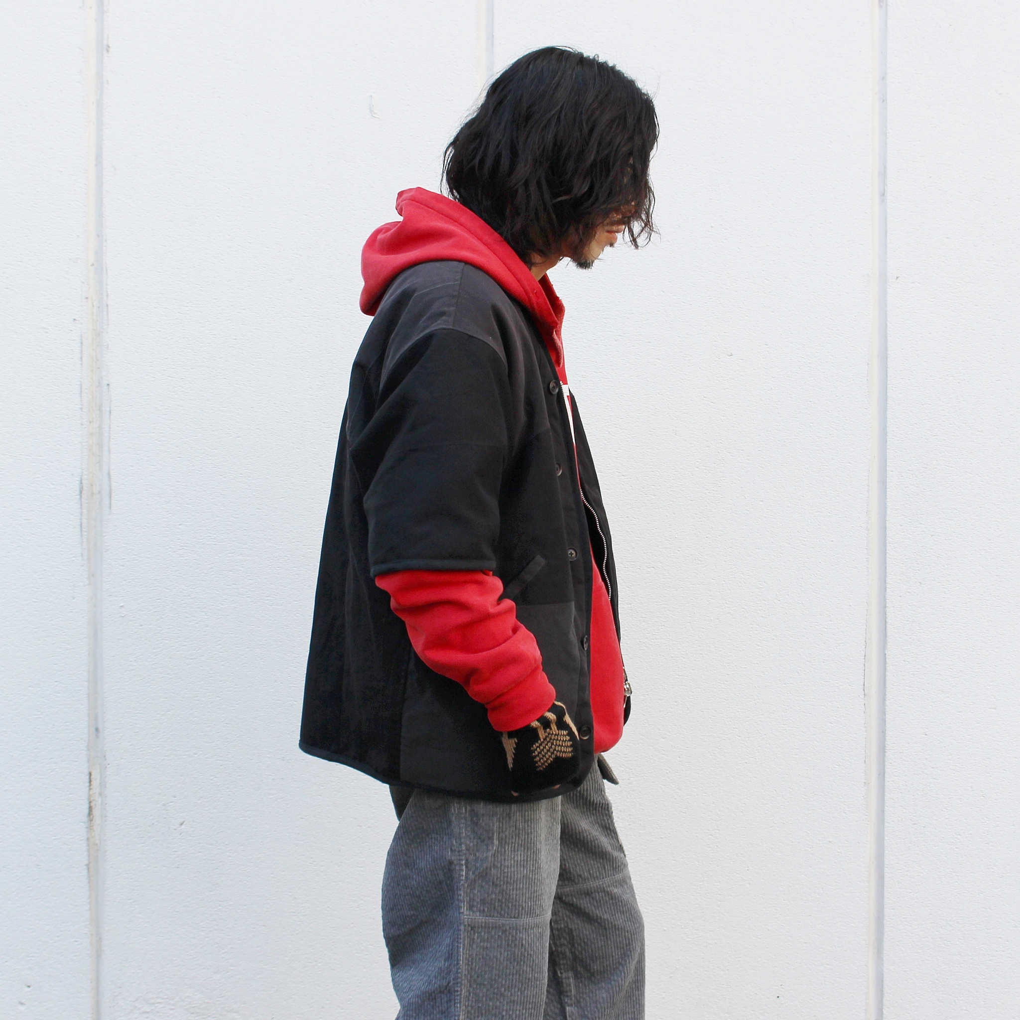 Nasngwam. ナスングワム / GRIZZLY S/S JACKET グリズリーエスエスジャケット Msize (BLACK ブラック)