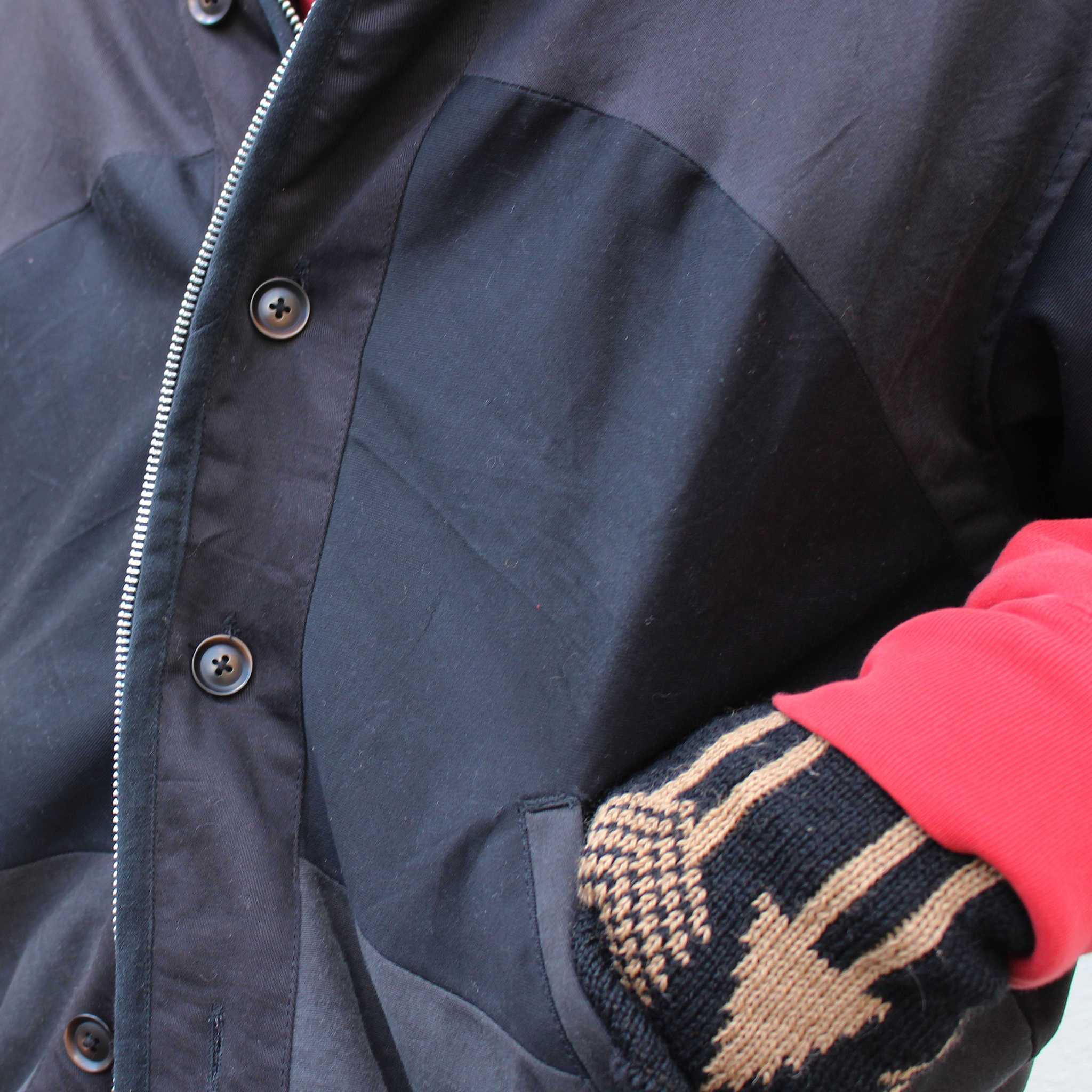 Nasngwam. ナスングワム / GRIZZLY S/S JACKET グリズリーエスエスジャケット Msize (BLACK ブラック)