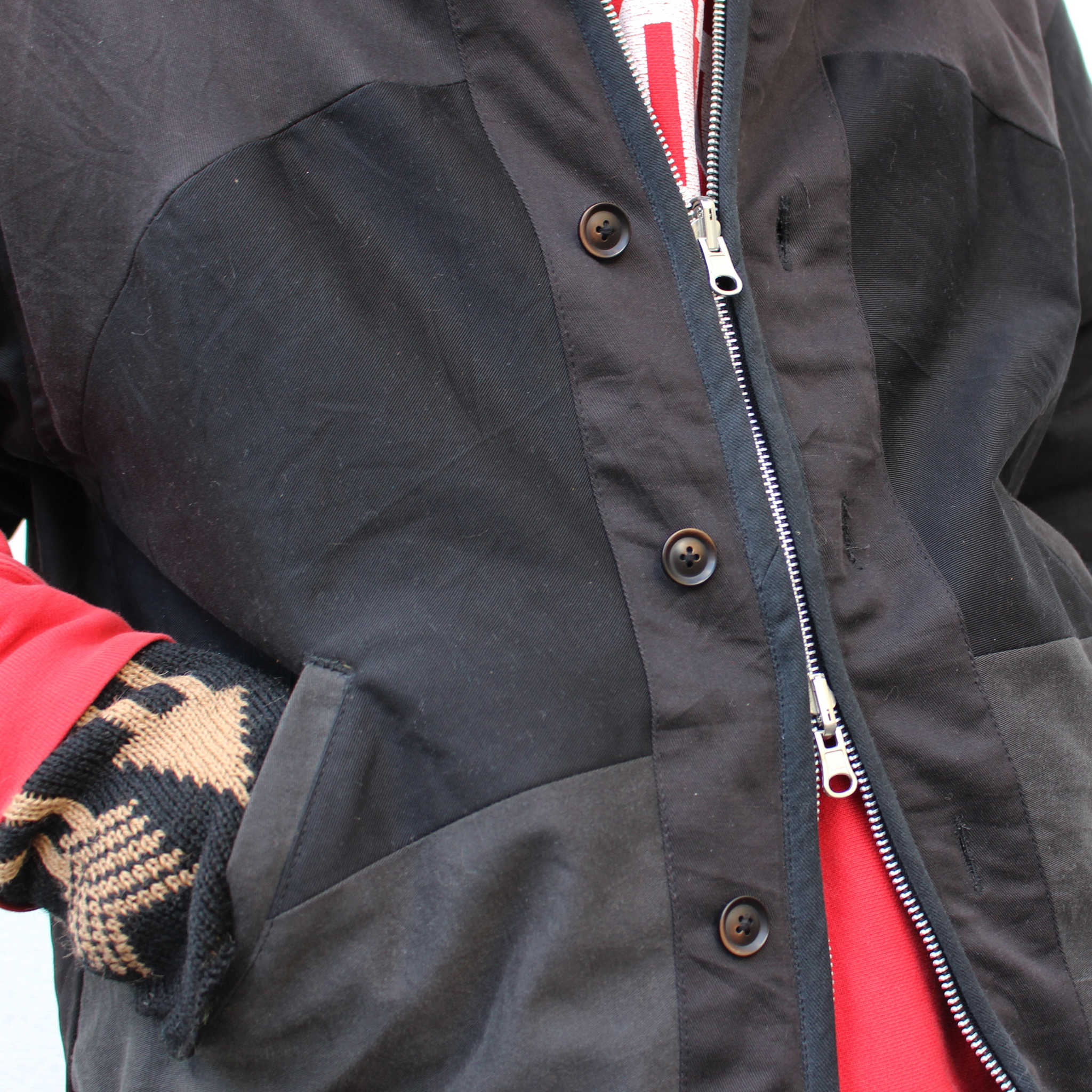 Nasngwam. ナスングワム / GRIZZLY S/S JACKET グリズリーエスエスジャケット Msize (BLACK ブラック)