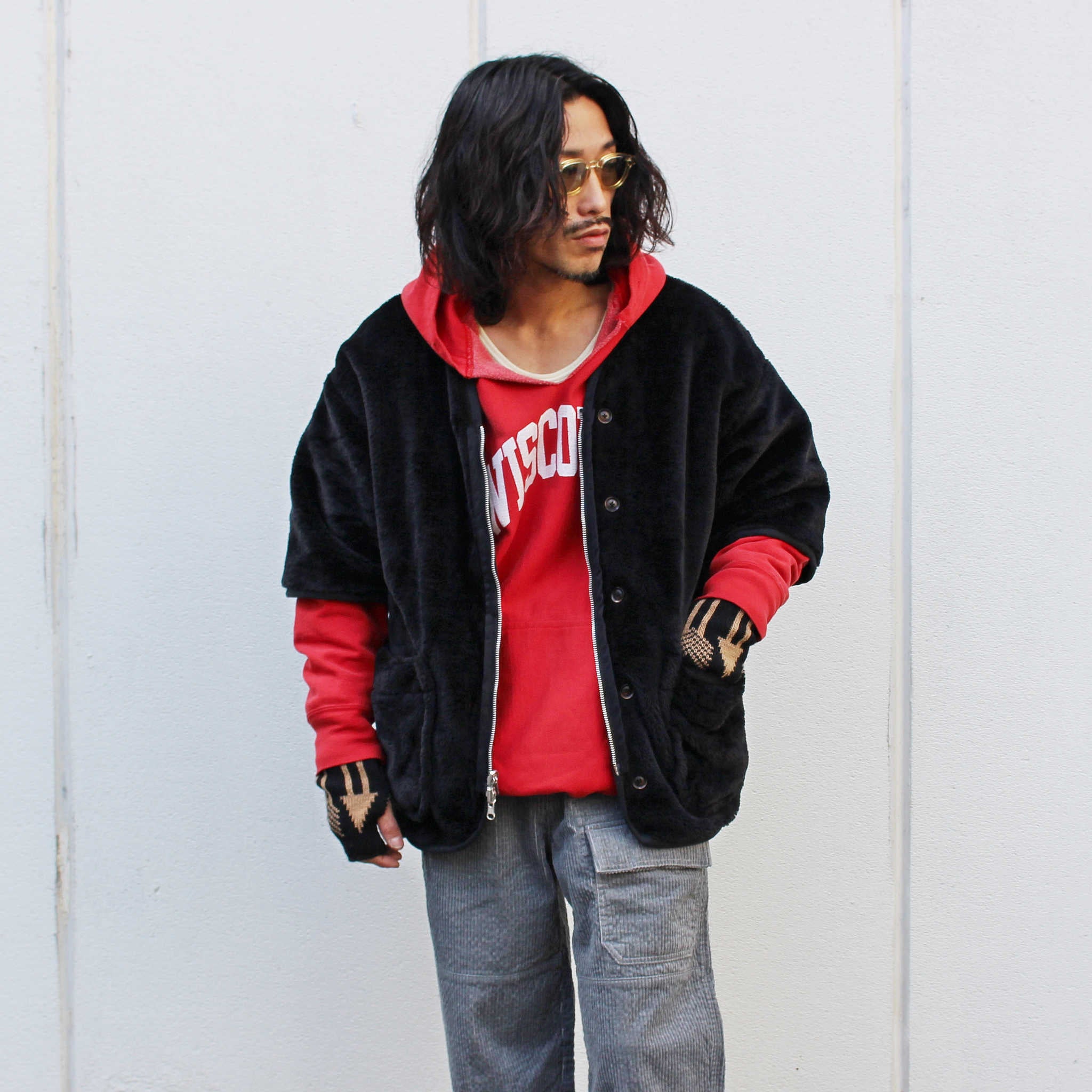 Nasngwam. ナスングワム / GRIZZLY S/S JACKET グリズリーエスエスジャケット Msize (BLACK ブラック)