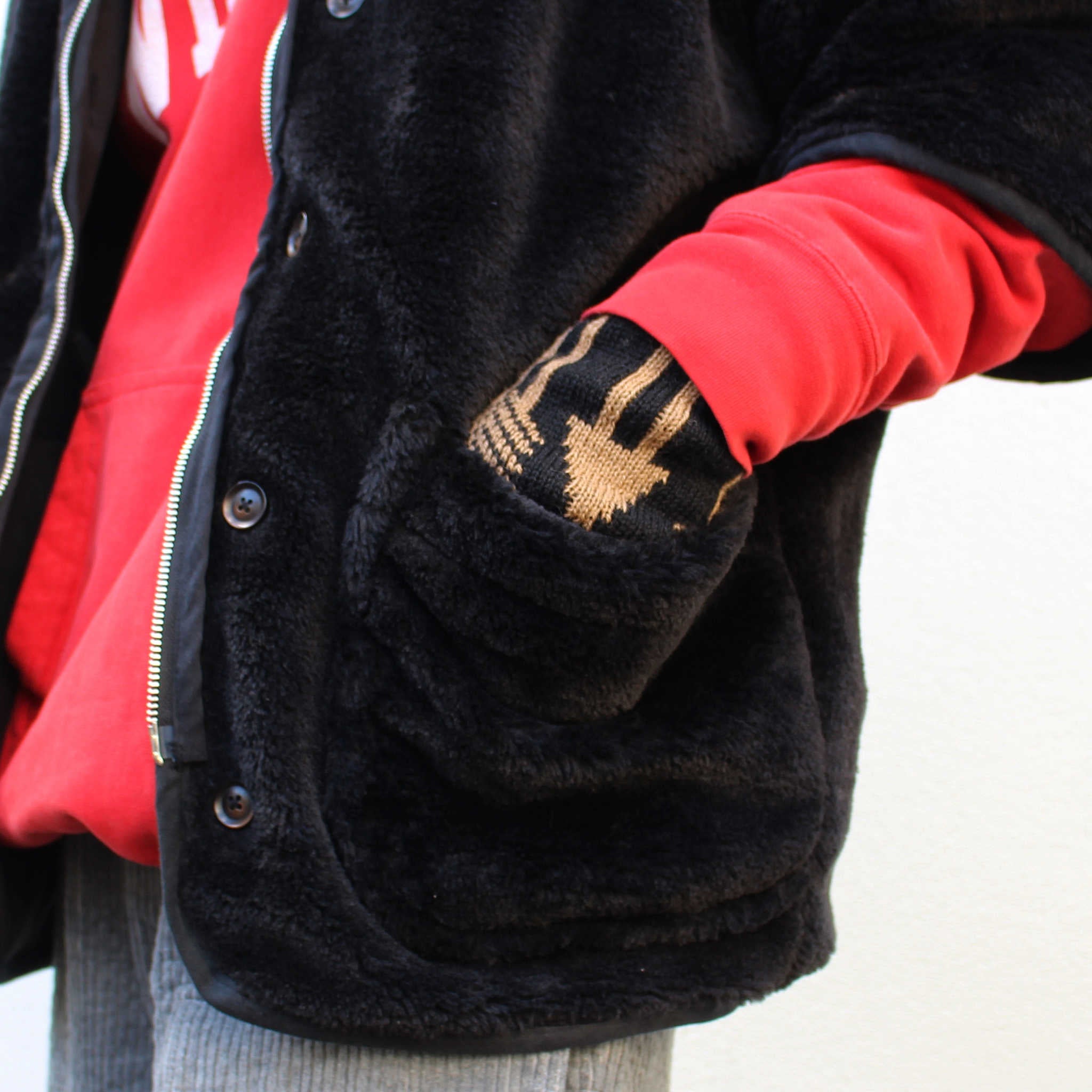 Nasngwam. ナスングワム / GRIZZLY S/S JACKET グリズリーエスエスジャケット Msize (BLACK ブラック)