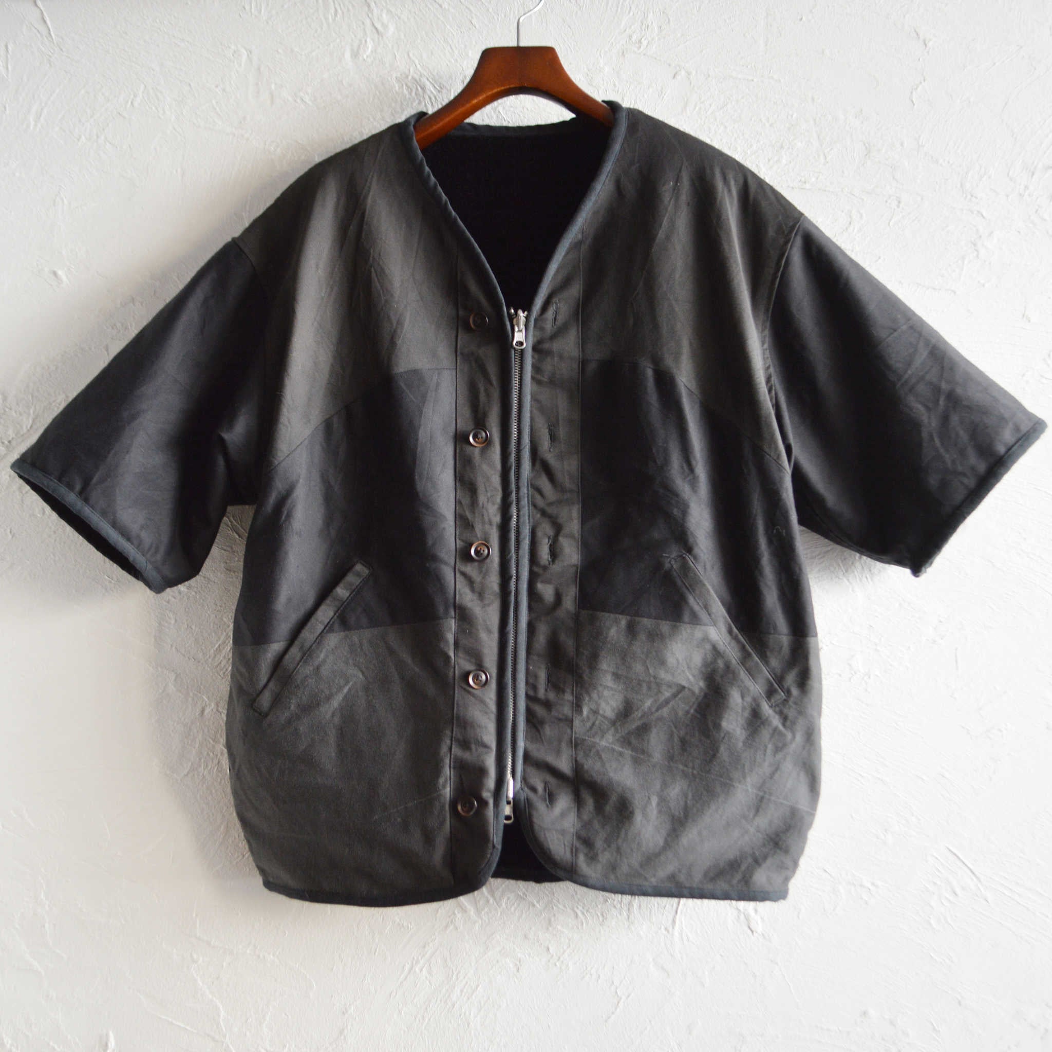 Nasngwam. ナスングワム / GRIZZLY S/S JACKET グリズリーエスエスジャケット Msize (BLACK ブラック)