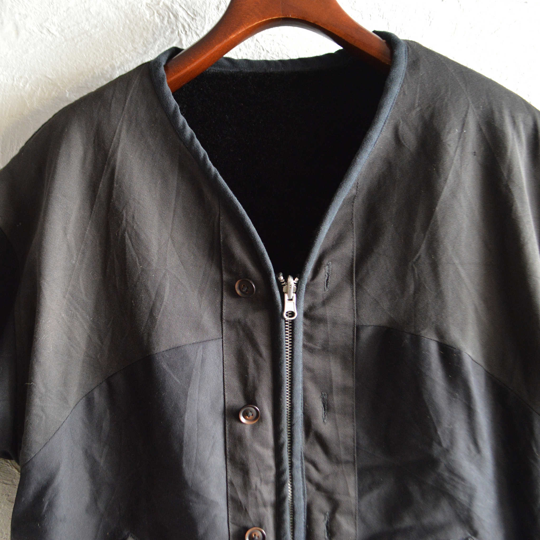 Nasngwam. ナスングワム / GRIZZLY S/S JACKET グリズリーエスエスジャケット Msize (BLACK ブラック)