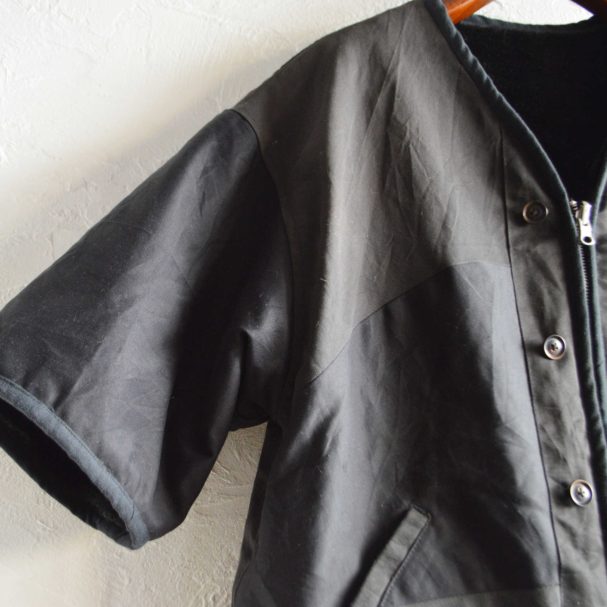 Nasngwam. ナスングワム / GRIZZLY S/S JACKET グリズリーエスエスジャケット Msize (BLACK ブラック)
