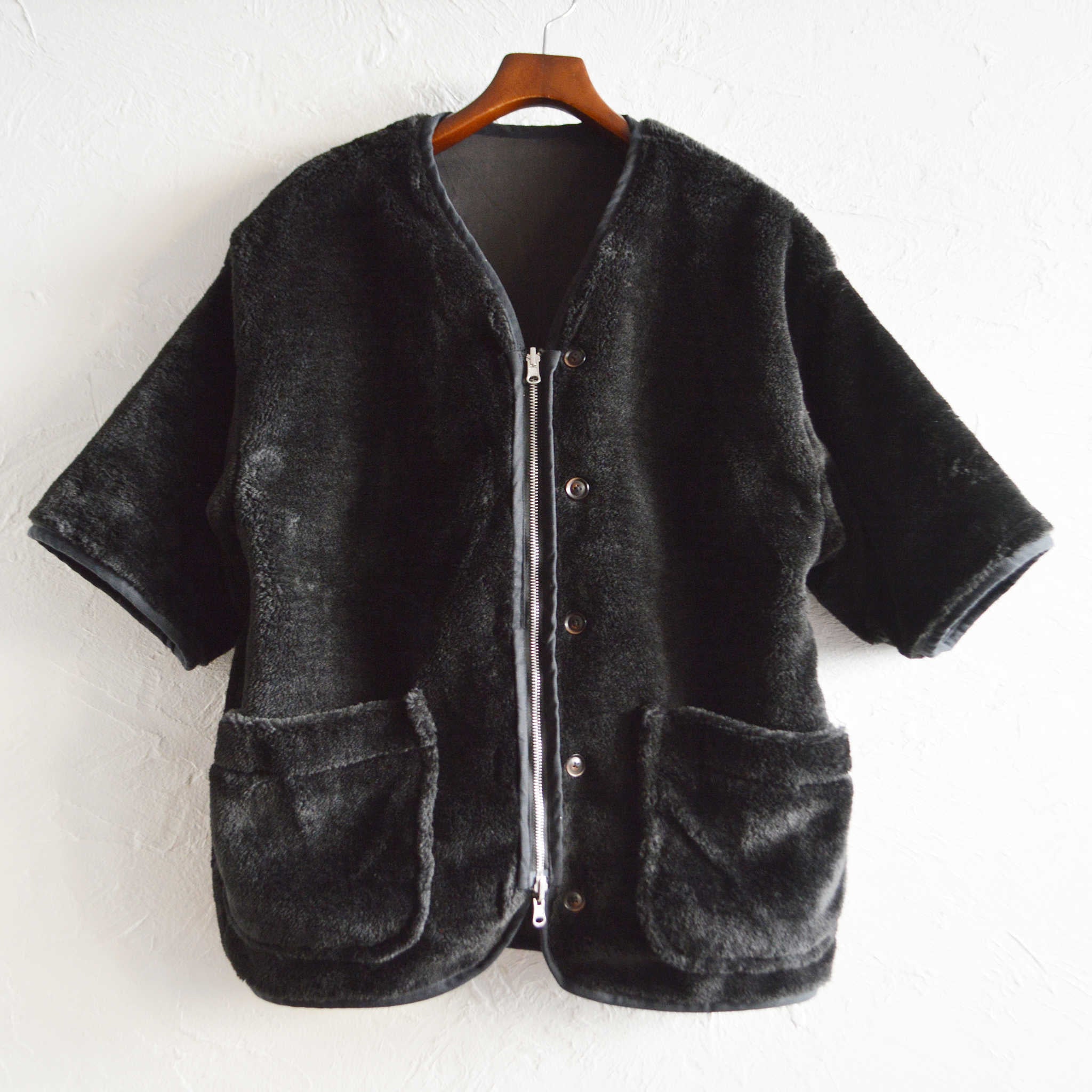 Nasngwam. ナスングワム / GRIZZLY S/S JACKET グリズリーエスエスジャケット Msize (BLACK ブラック)
