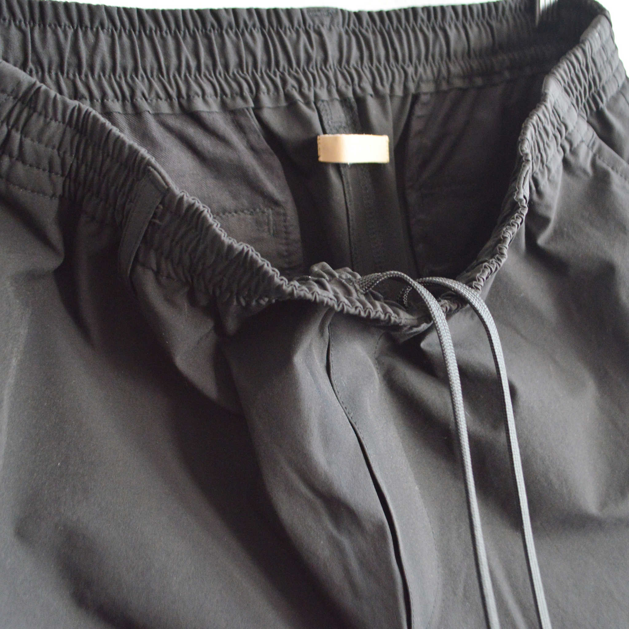 LAMOND ラモンド / TASLAN CARGO PANTS タスランカーゴパンツ (BLACK ブラック)