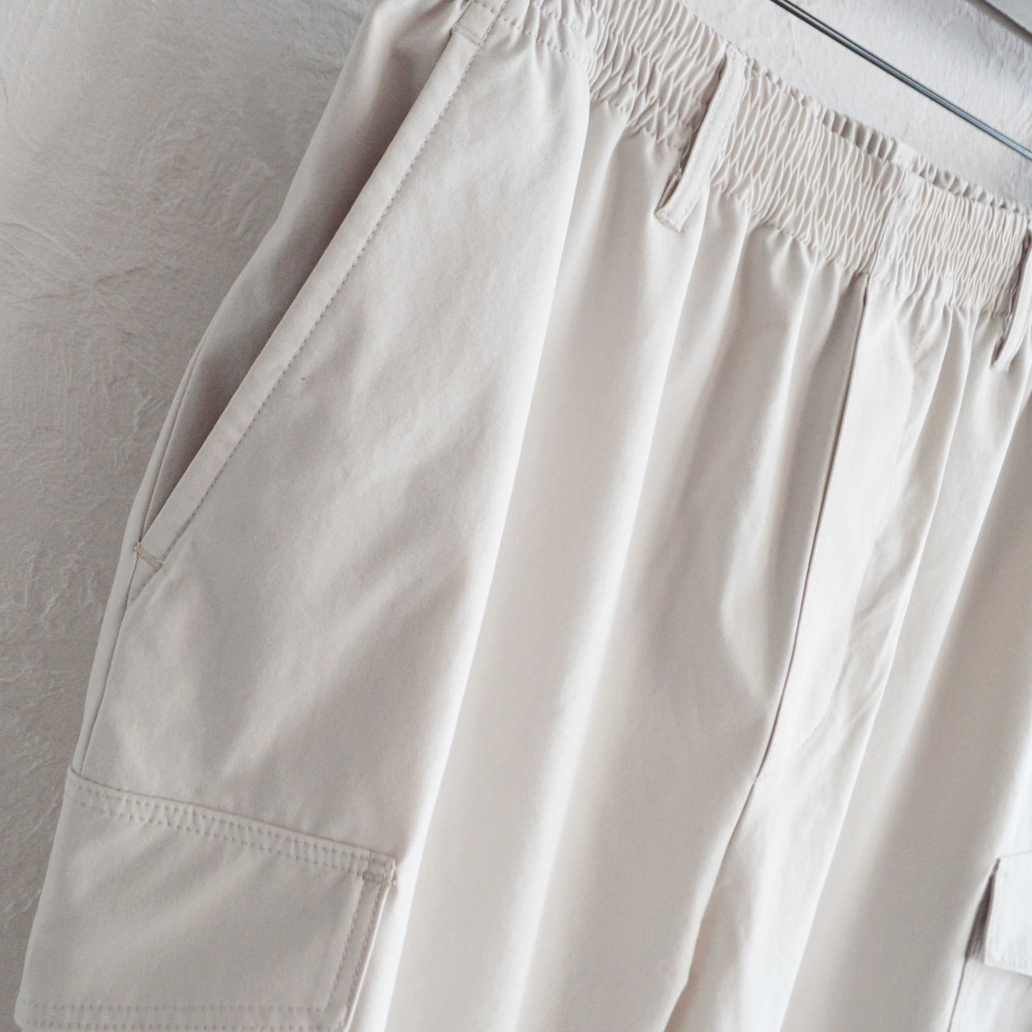 LAMOND ラモンド / TASLAN CARGO PANTS タスランカーゴパンツ (WHIET GRAY ホワイトグレー)