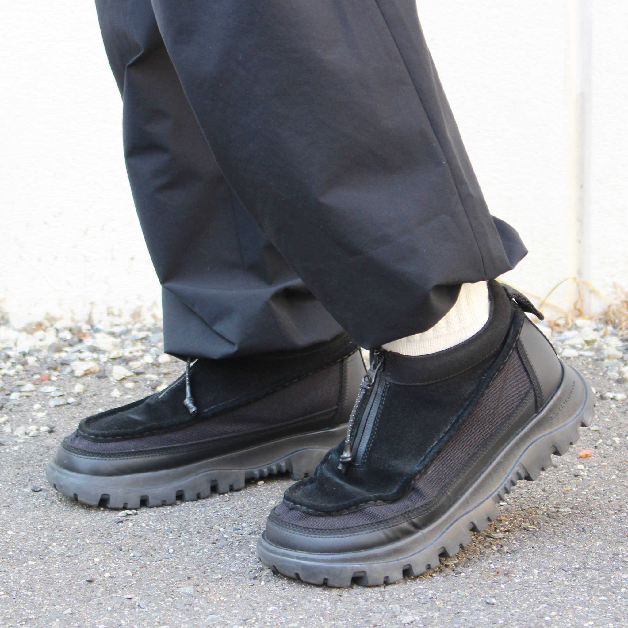LAMOND ラモンド / TASLAN CARGO PANTS タスランカーゴパンツ (BLACK ブラック)