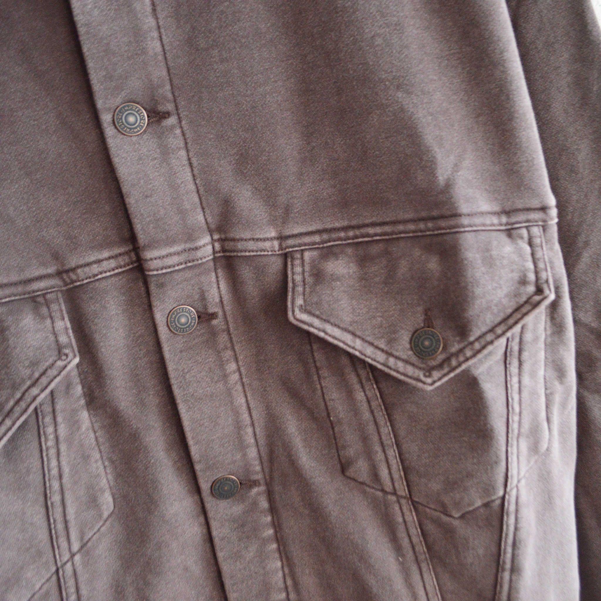 IMPRESTORE インプレストア / BenJie | Trucker Coat トラッカーコート (FADE BROWN フェードブラウン)