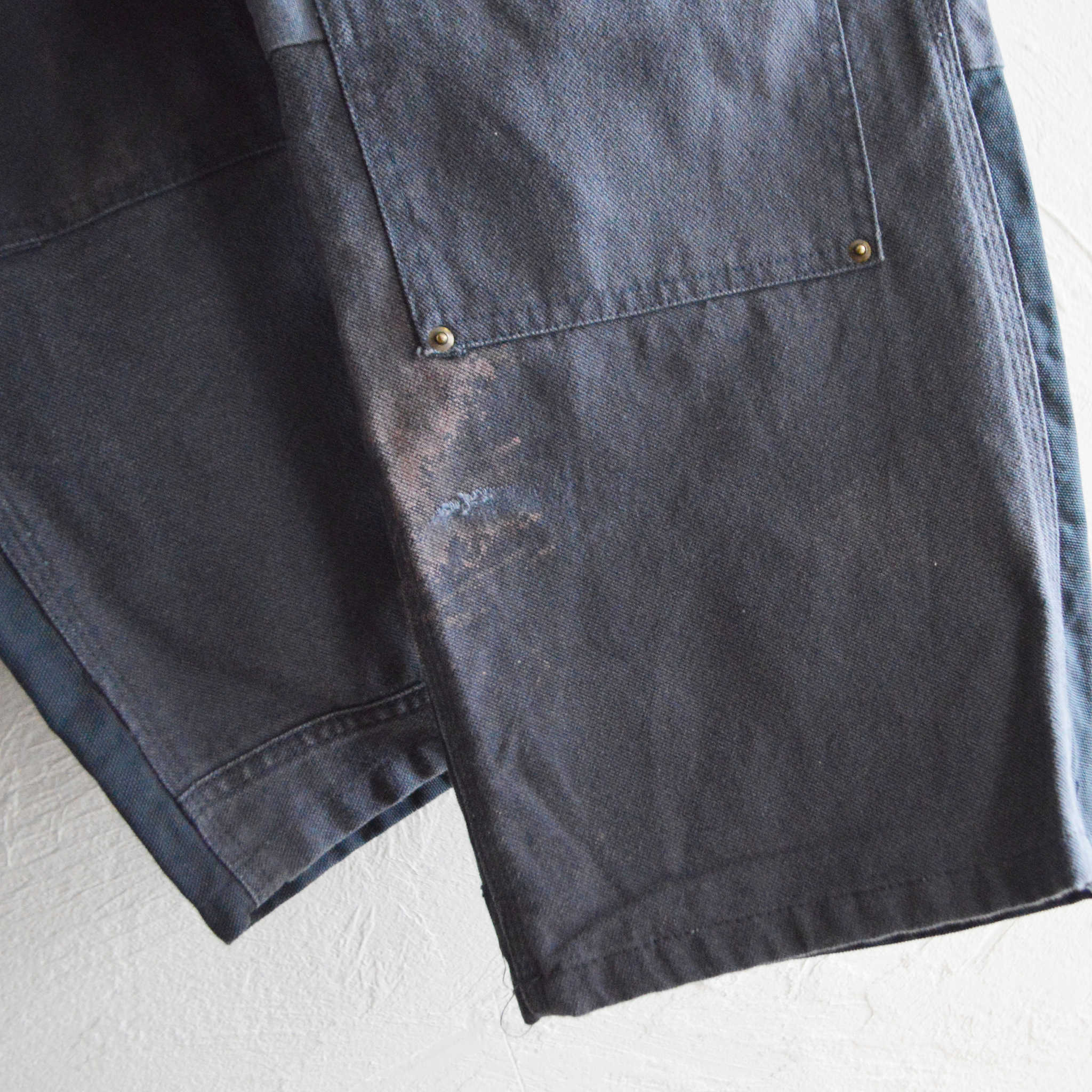 Nasngwam. ナスングワム / DAMAGE DOUBLE KNEE PANTS ダメージダブルニーパンツ Msize (NAVY ネイビー)