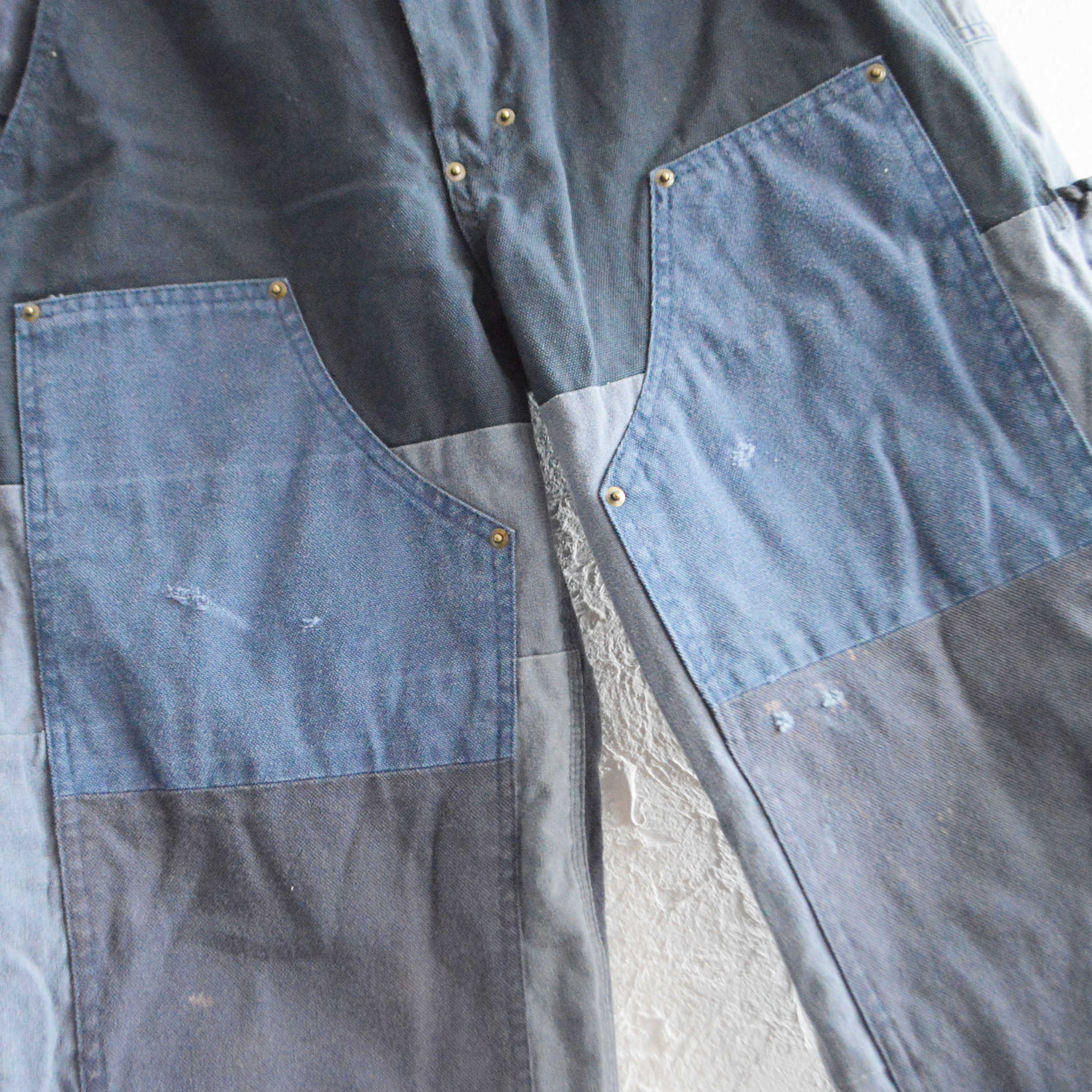 Nasngwam. ナスングワム / DAMAGE DOUBLE KNEE PANTS ダメージダブルニーパンツ Msize (NAVY ネイビー)