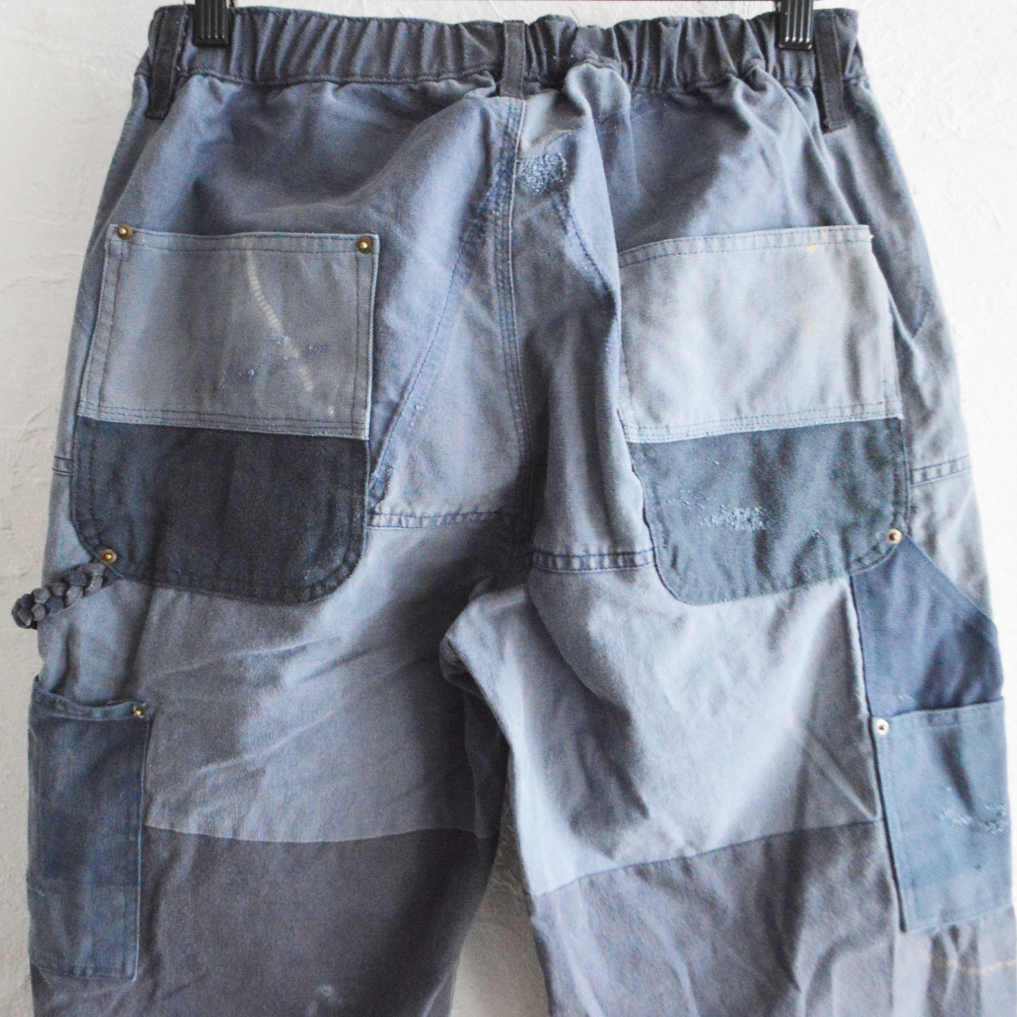 Nasngwam. ナスングワム / DAMAGE DOUBLE KNEE PANTS ダメージダブルニーパンツ Msize (NAVY ネイビー)