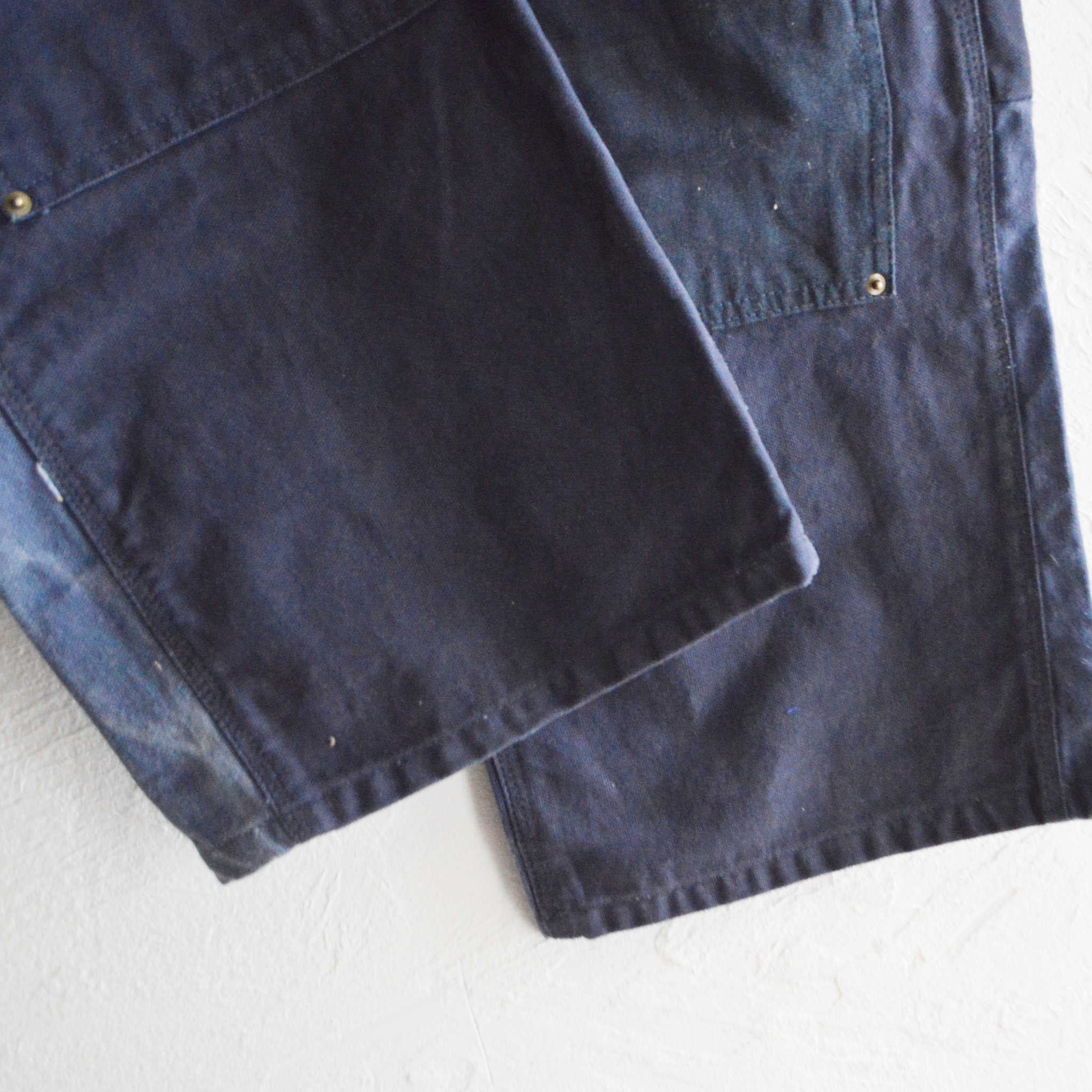 Nasngwam. ナスングワム / DAMAGE DOUBLE KNEE PANTS ダメージダブルニーパンツ Lsize (NAVY ネイビー)