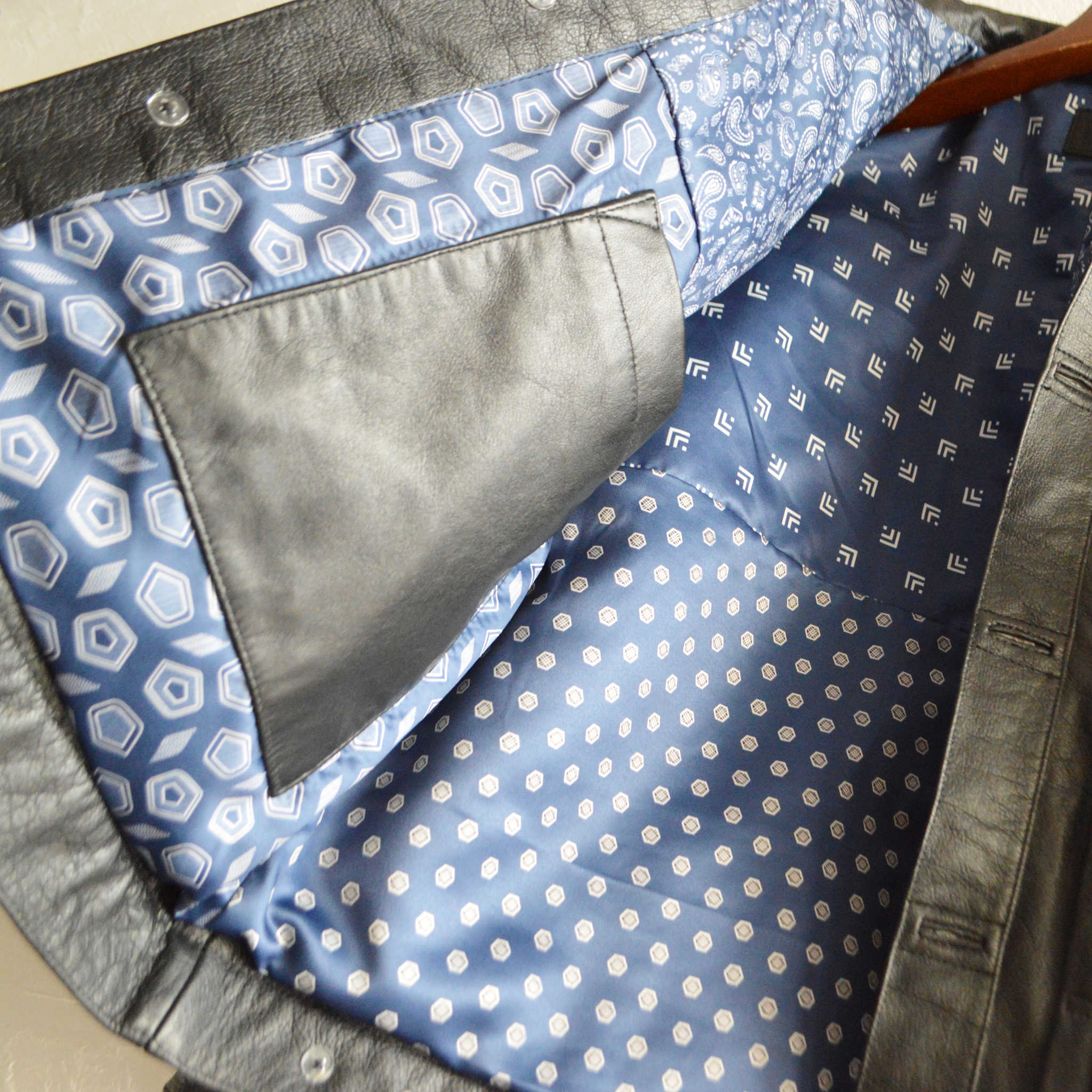 Nasngwam. ナスングワム / ATAVISM LEATHER JACKET アタビズムジャケット Msize (BLACK ブラック)