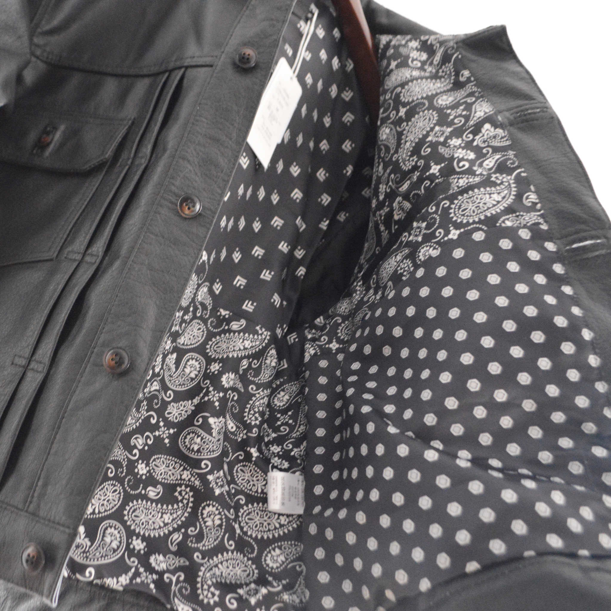 Nasngwam. ナスングワム / ATAVISM LEATHER JACKET アタビズムジャケット Msize (BLACK ブラック)