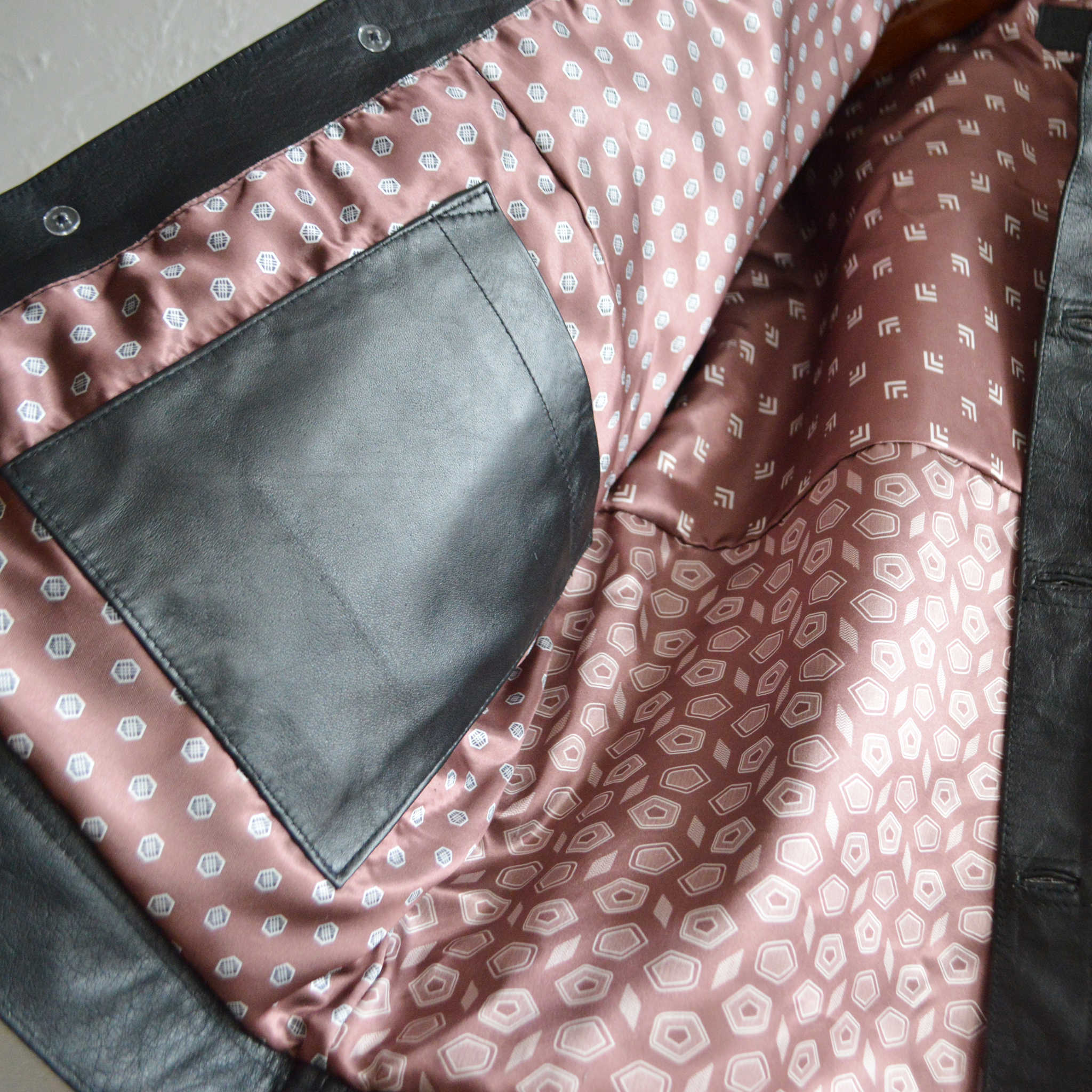 Nasngwam. ナスングワム / ATAVISM LEATHER JACKET アタビズムジャケット Lsize (BLACK ブラック)