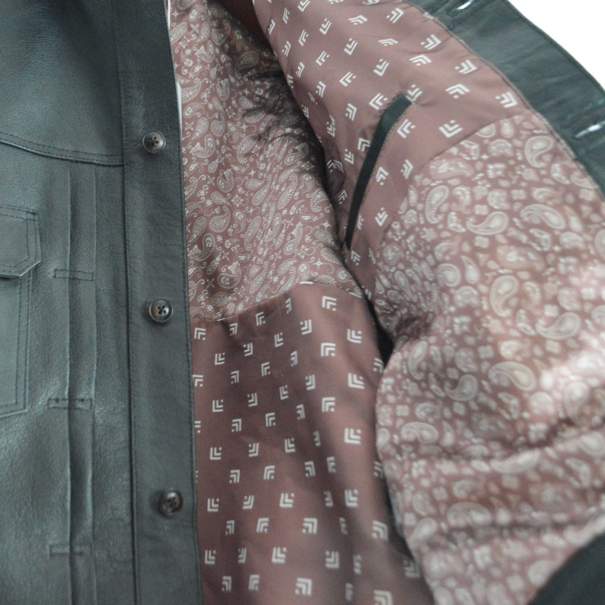 Nasngwam. ナスングワム / ATAVISM LEATHER JACKET アタビズムジャケット Lsize (BLACK ブラック)