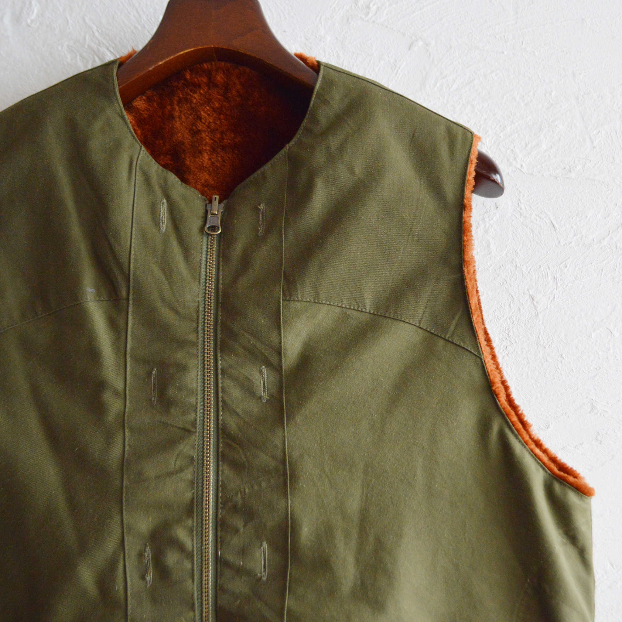 Nasngwam. ナスングワム / POLER VEST ポーラベスト (OLIVE オリーブ)