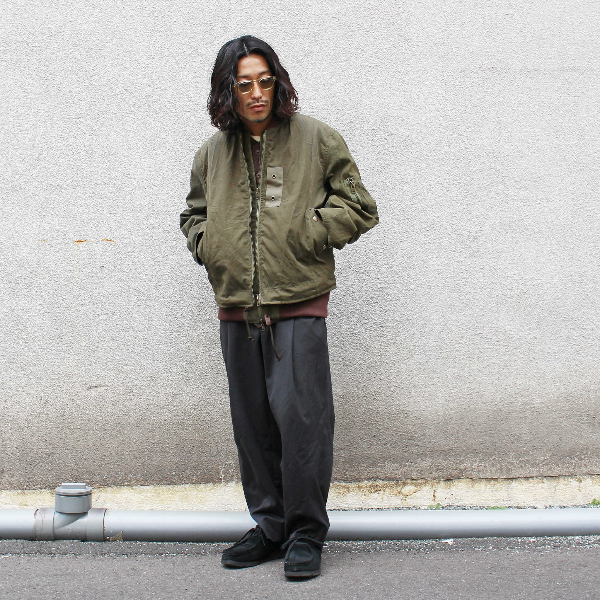 Nasngwam. ナスングワム / POLER VEST ポーラベスト (OLIVE オリーブ)