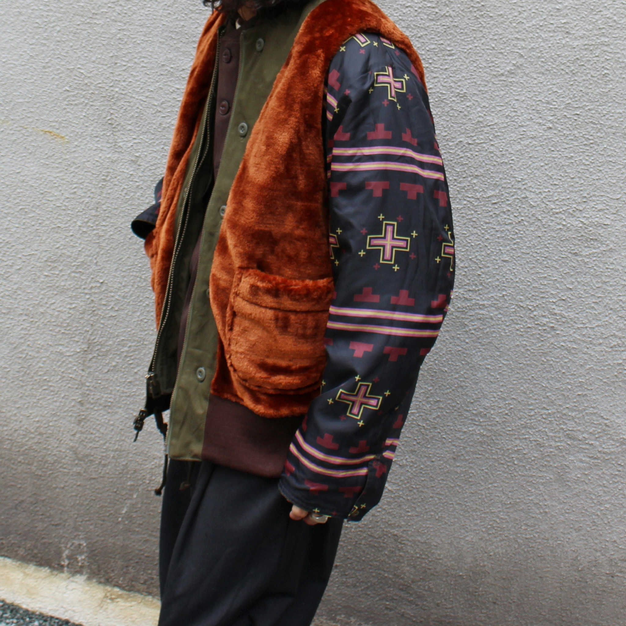 Nasngwam. ナスングワム / POLER VEST ポーラベスト (OLIVE オリーブ)