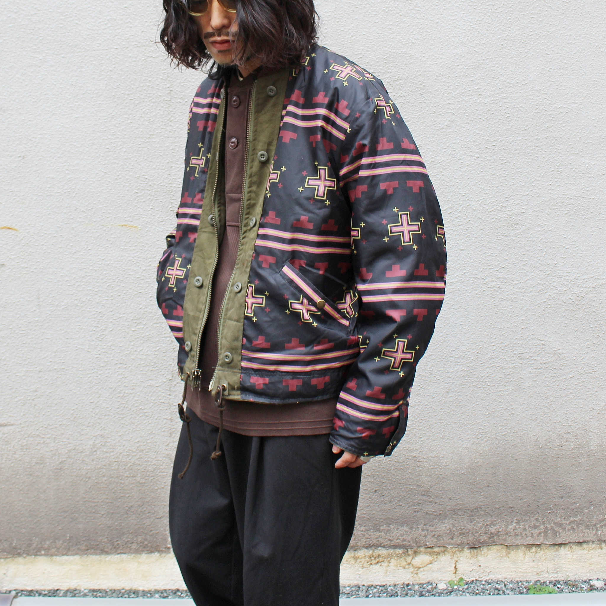 Nasngwam. ナスングワム / BARBARIAN FLIGHT JACKET バーバリアンフライトジャケット (OLIVE オリーブ)