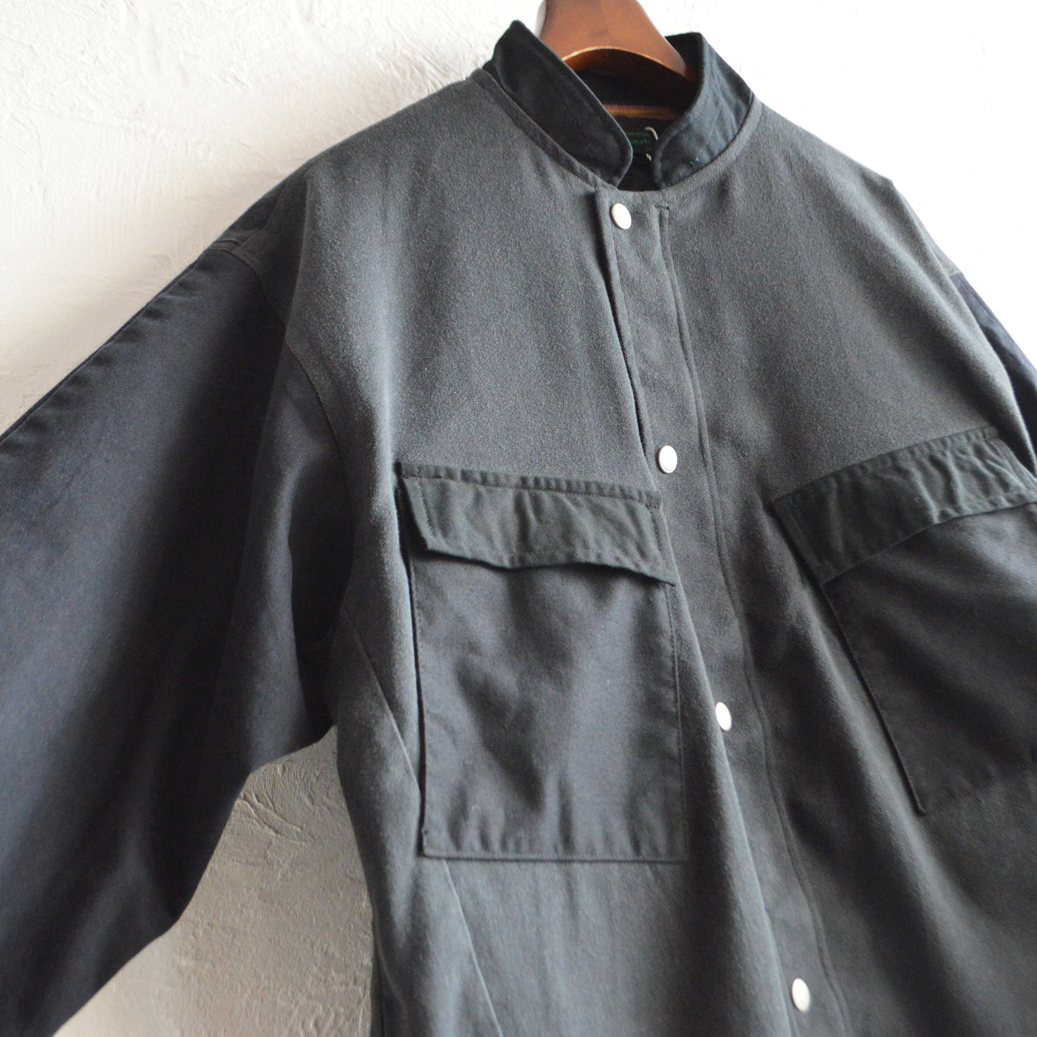 Nasngwam. ナスングワム / CP JACKET シーピージャケット (BLACK ブラック)