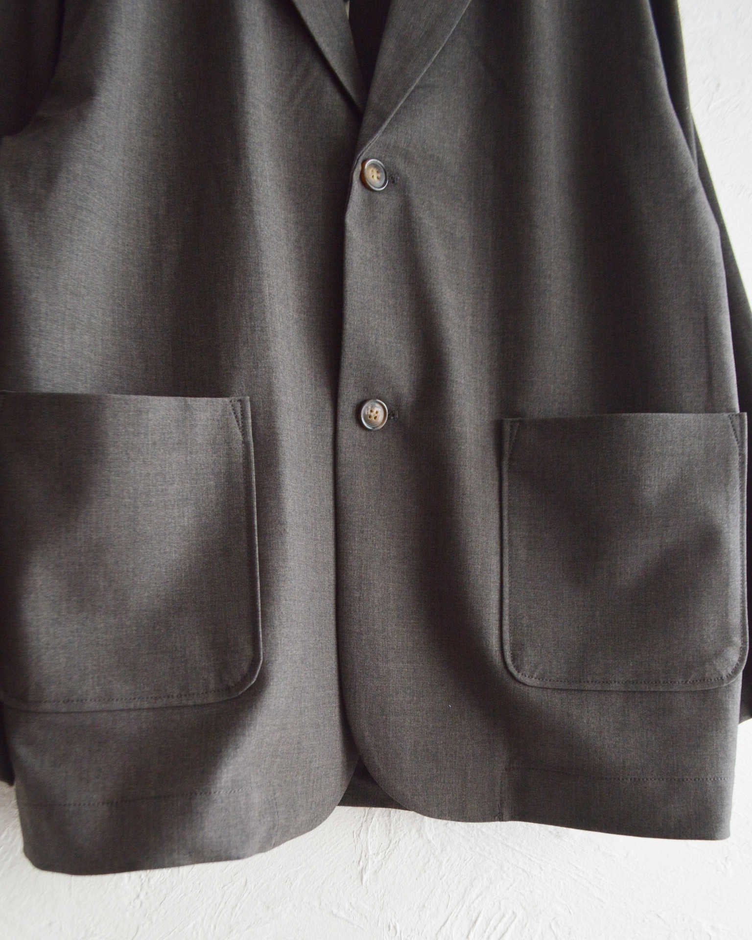 modemdesign モデムデザイン / P/R Tailored Jacket&Easy Trousers セットアップ (BROWN ブラウン)