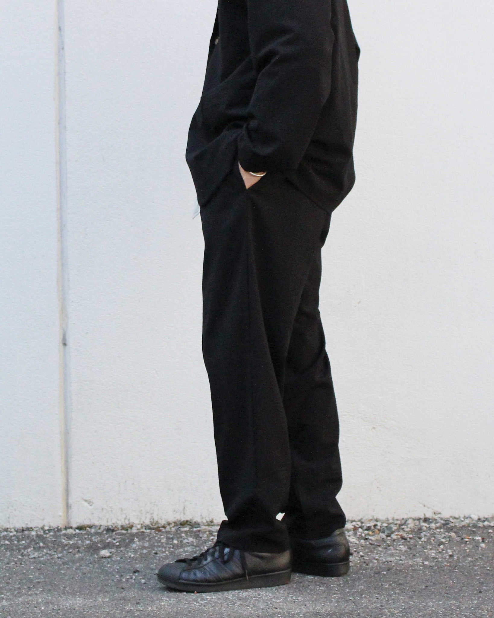 modemdesign モデムデザイン / P/R Tailored Jacket&Easy Trousers セットアップ (BLACK ブラック)