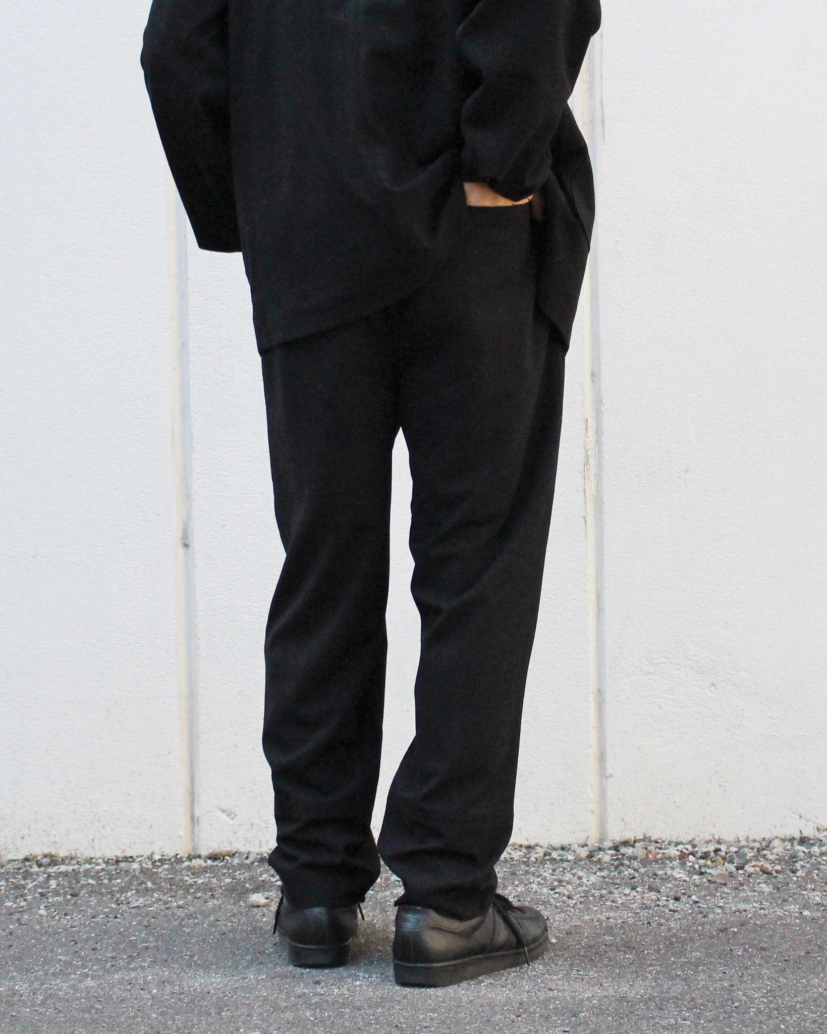 modemdesign モデムデザイン / P/R Tailored Jacket&Easy Trousers セットアップ (BLACK ブラック)