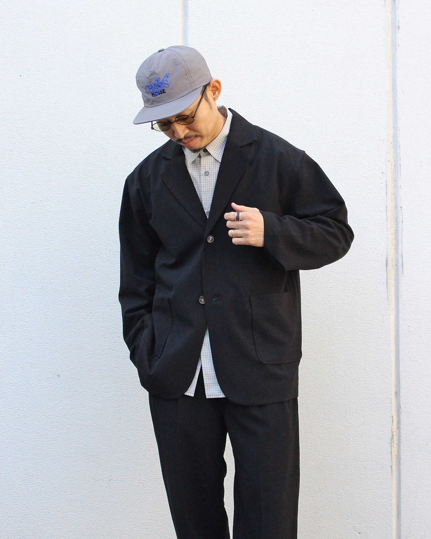 modemdesign モデムデザイン / P/R Tailored Jacket&Easy Trousers セットアップ (BLACK ブラック)