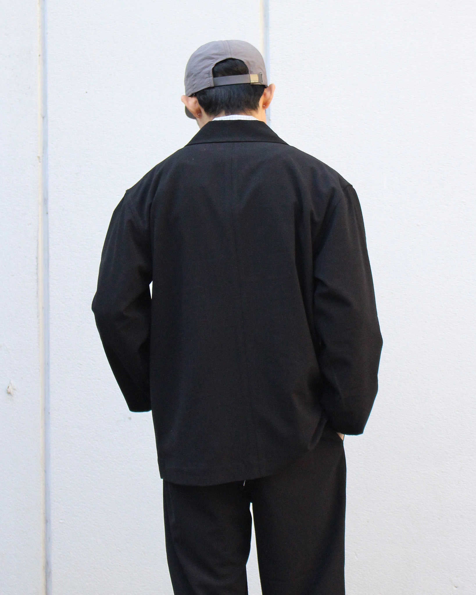 modemdesign モデムデザイン / P/R Tailored Jacket&Easy Trousers セットアップ (BLACK ブラック)