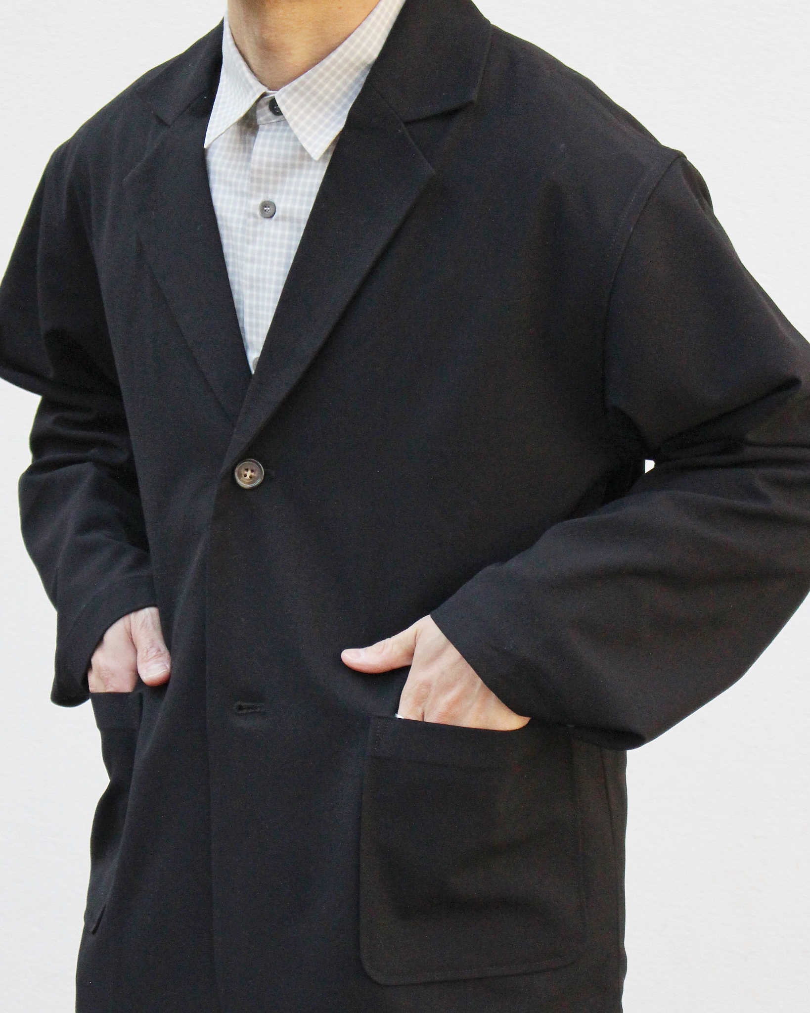 modemdesign モデムデザイン / P/R Tailored Jacket&Easy Trousers セットアップ (BLACK ブラック)