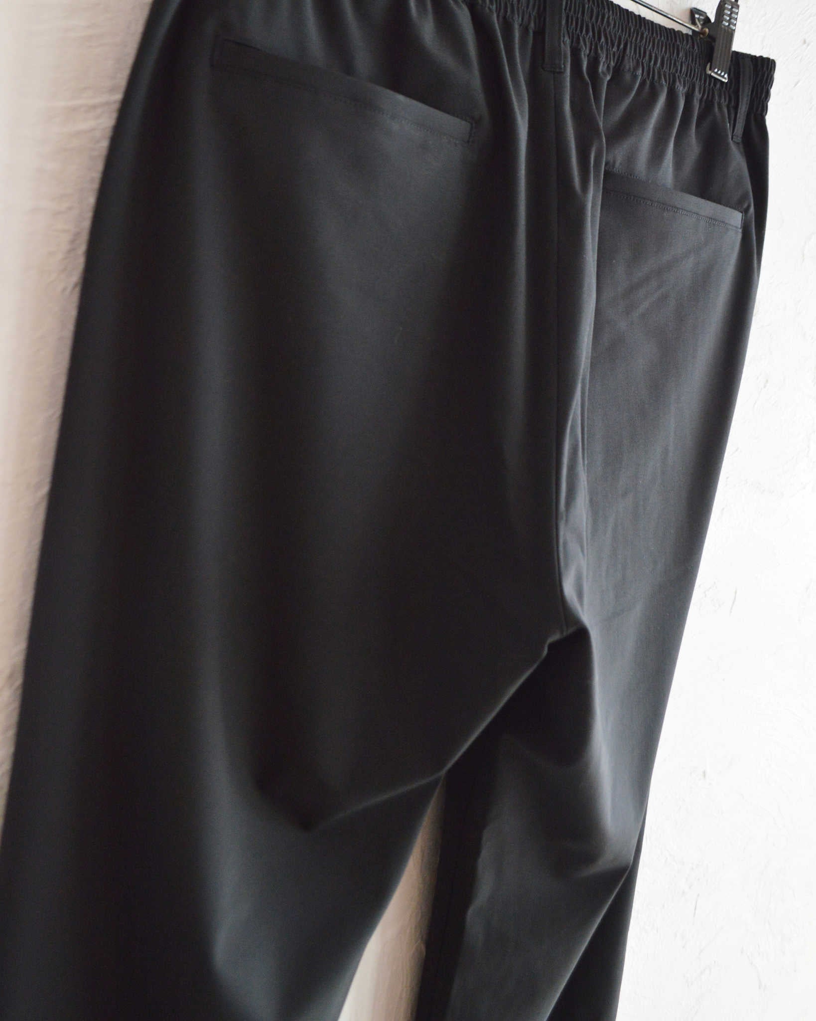 LAMOND ラモンド / EASY TROUSERS イージートラウザーズ (BLACK ブラック)