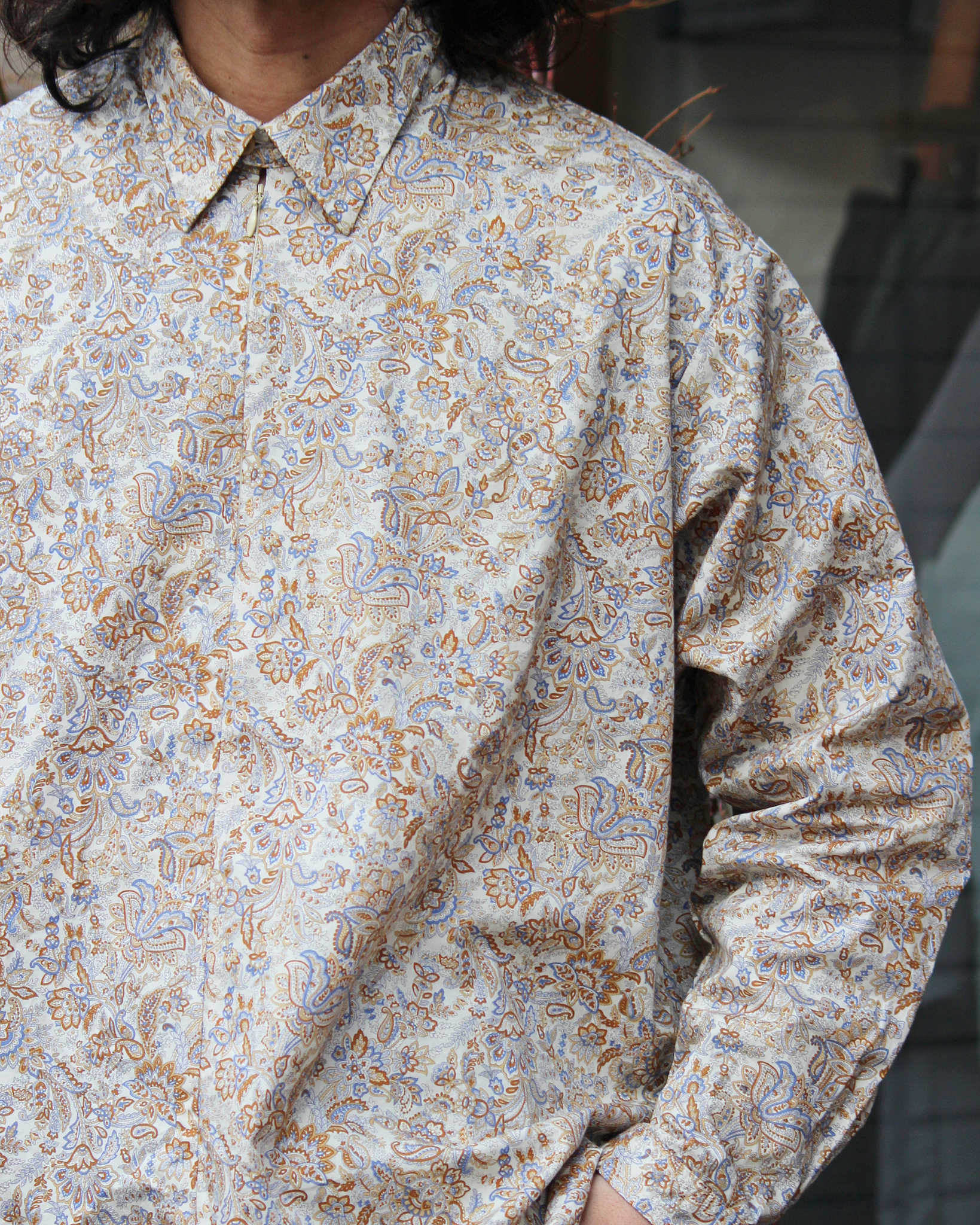 Nasngwam.×LEATHER TRAMP ナスングワム レザートランプ / CONFRONT SHIRT コンフロントシャツ (WHITE ホワイト)