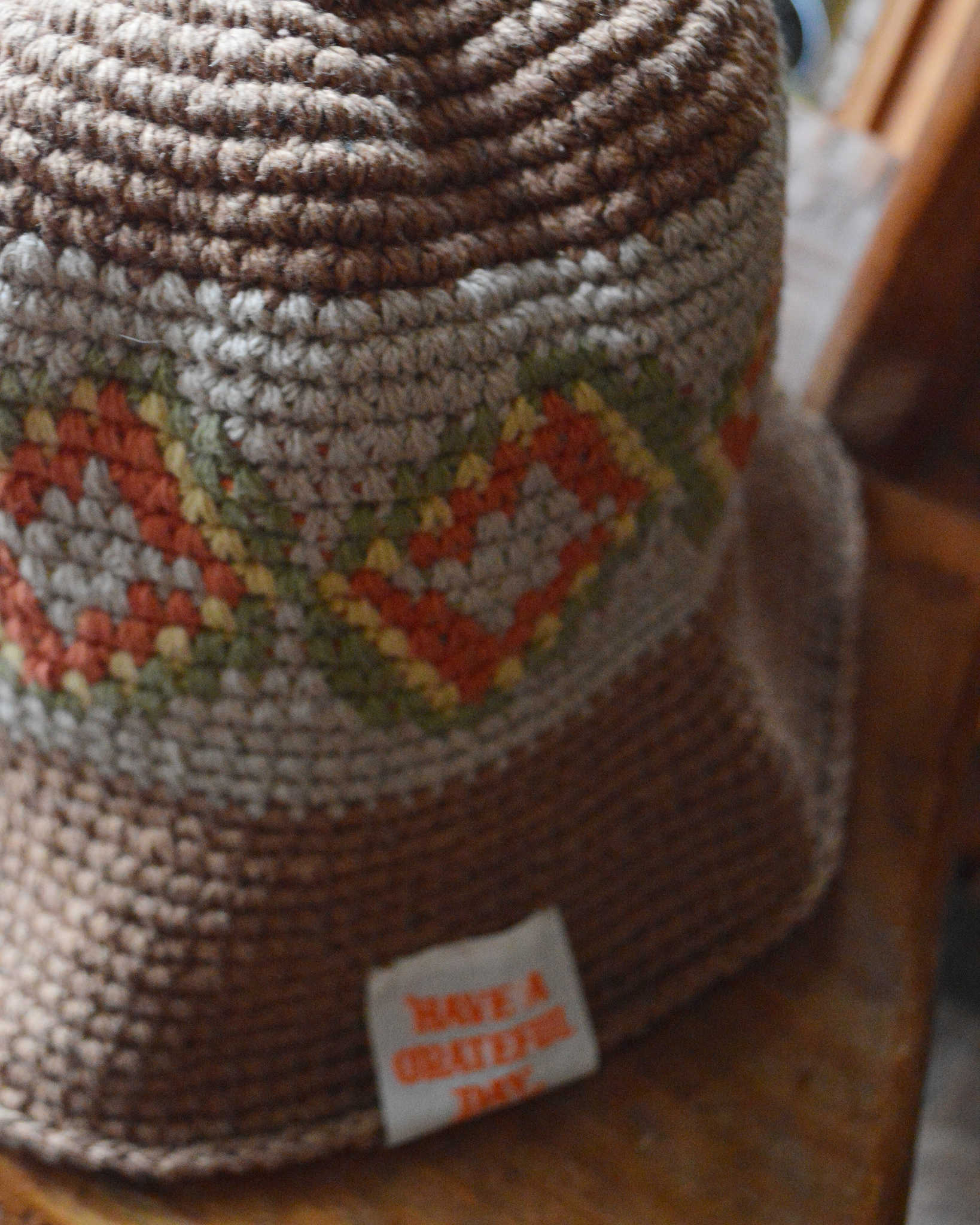 HAVE A GRATEFUL DAY ハブアグレイトフルデイ / CROCHET HAT クロシェハット