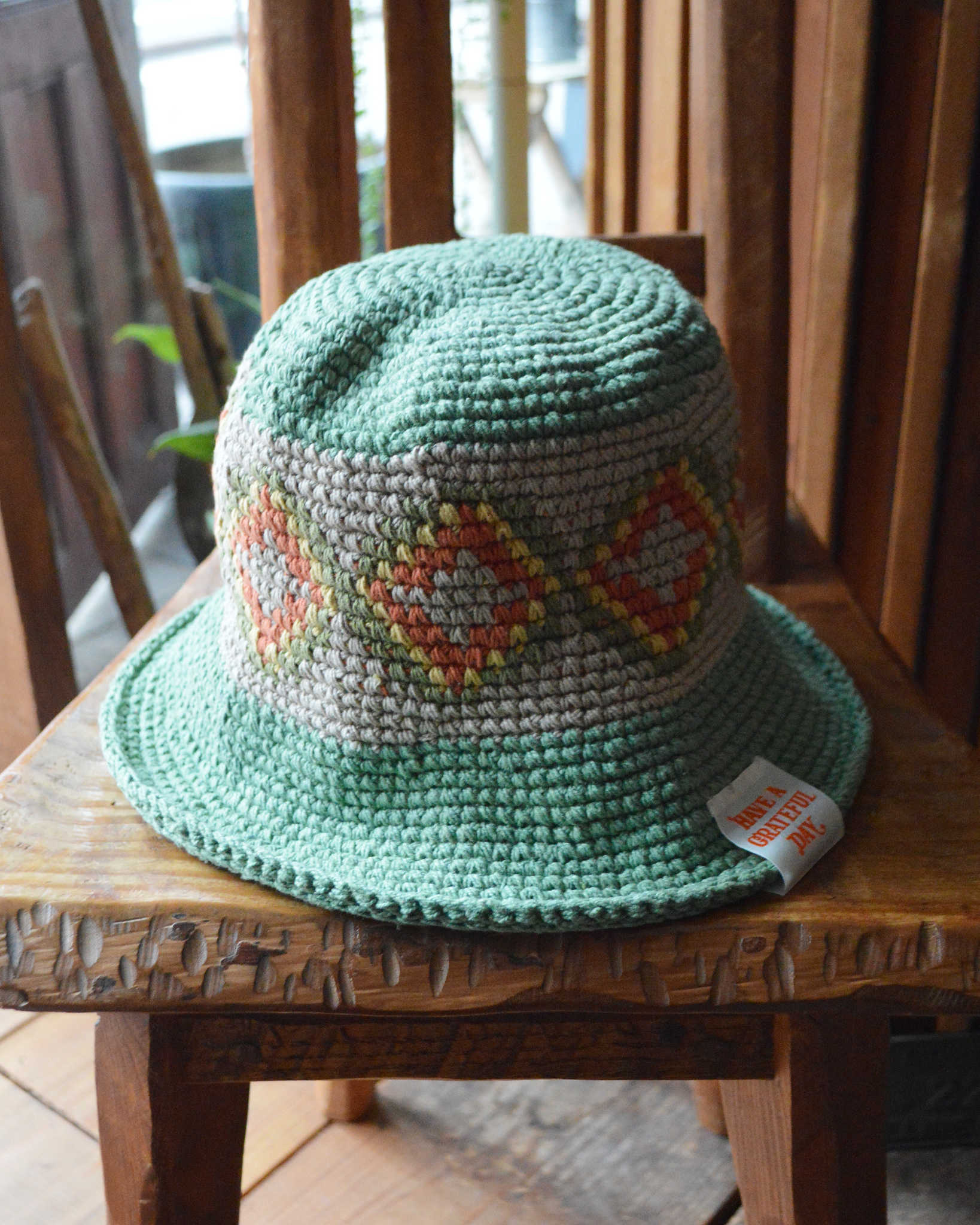 HAVE A GRATEFUL DAY ハブアグレイトフルデイ / CROCHET HAT クロシェハット