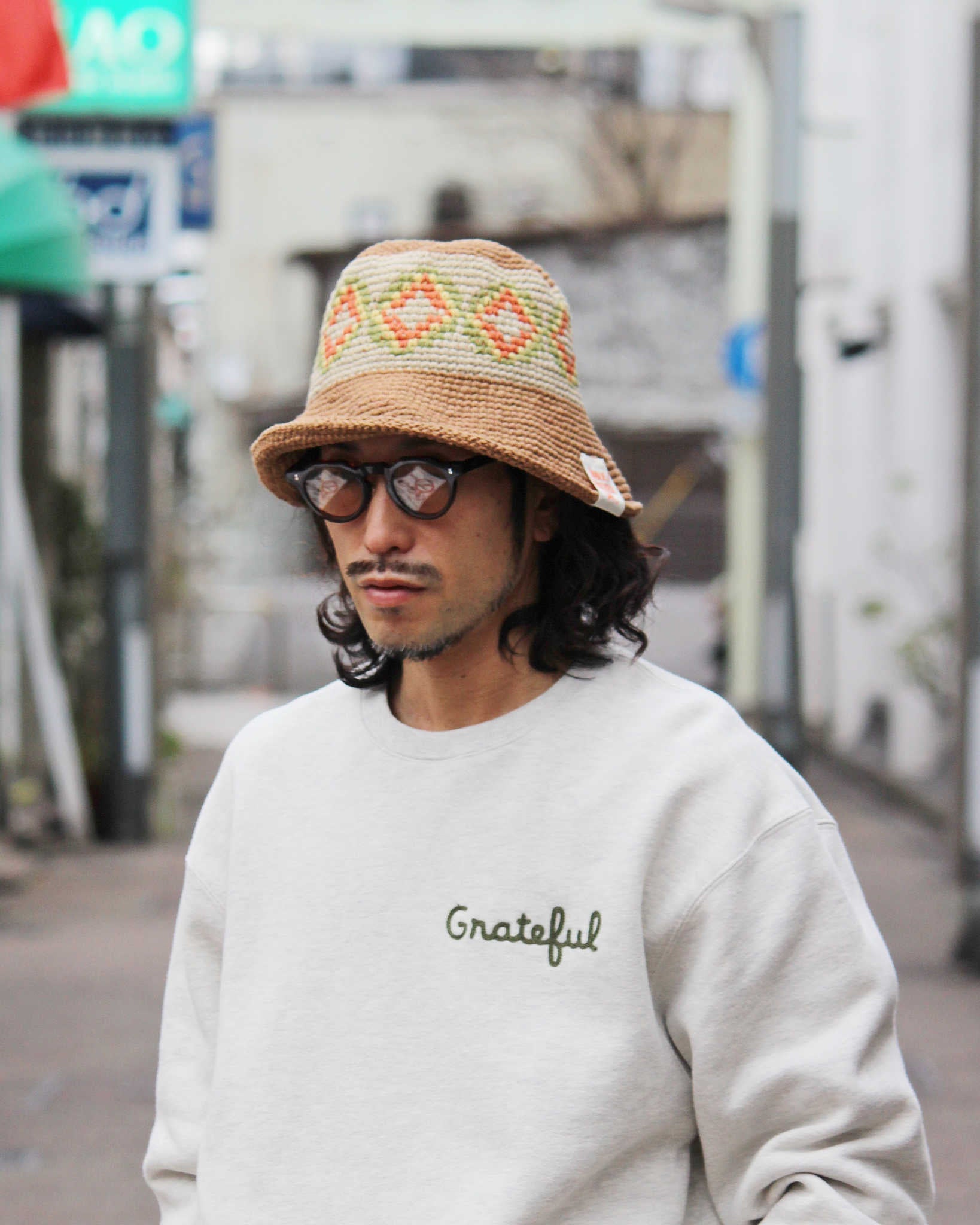 HAVE A GRATEFUL DAY ハブアグレイトフルデイ / CROCHET HAT クロシェハット