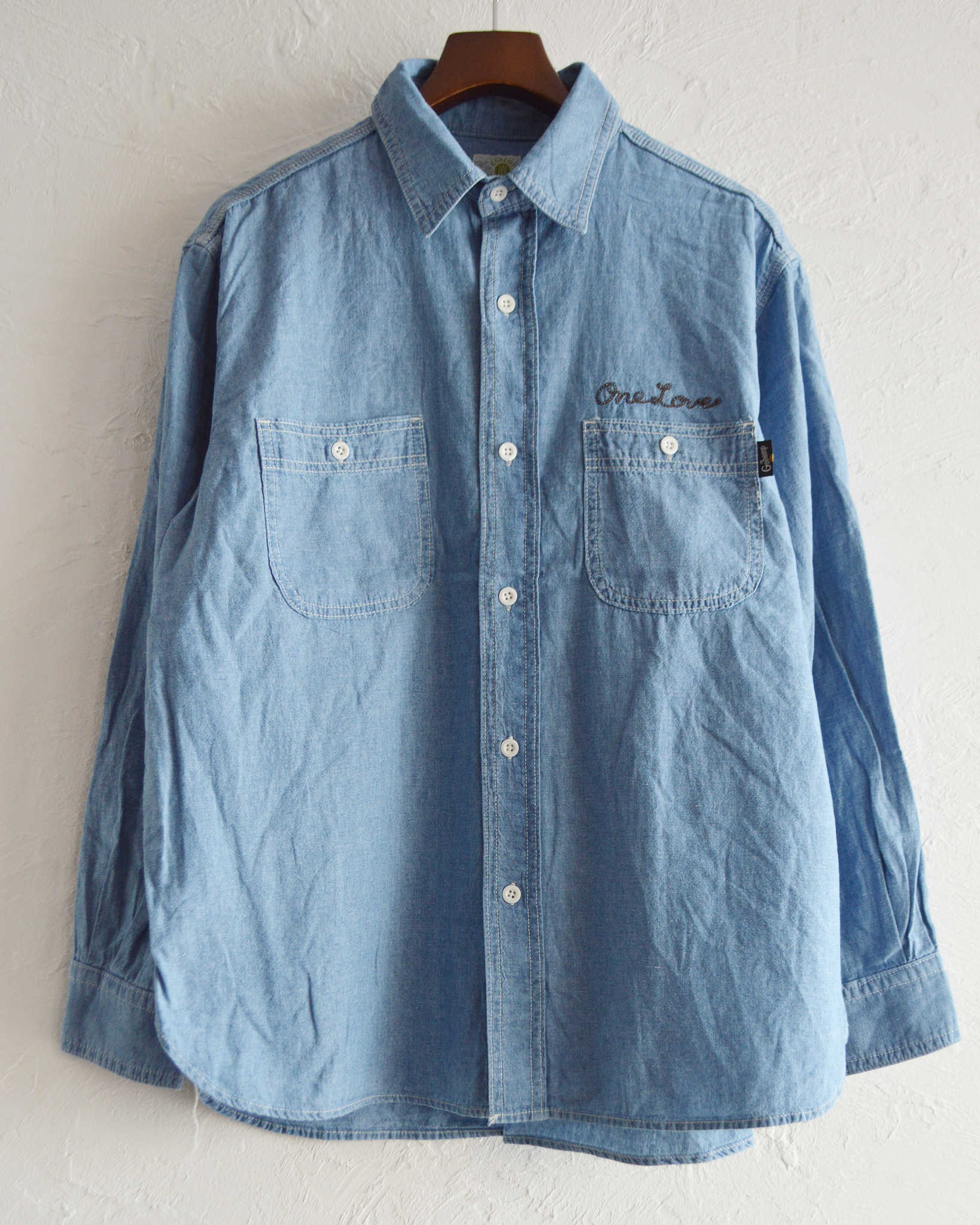 GOHEMP ゴーヘンプ / WORK ON SHIRTS ワークオンシャツ (BLUE)