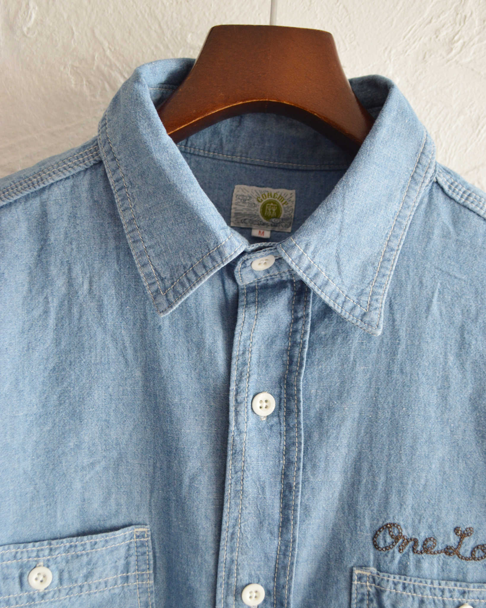 GOHEMP ゴーヘンプ / WORK ON SHIRTS ワークオンシャツ (BLUE)