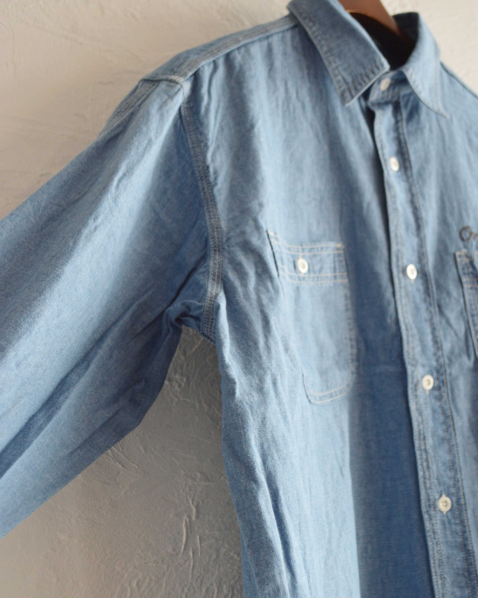 GOHEMP ゴーヘンプ / WORK ON SHIRTS ワークオンシャツ (BLUE)