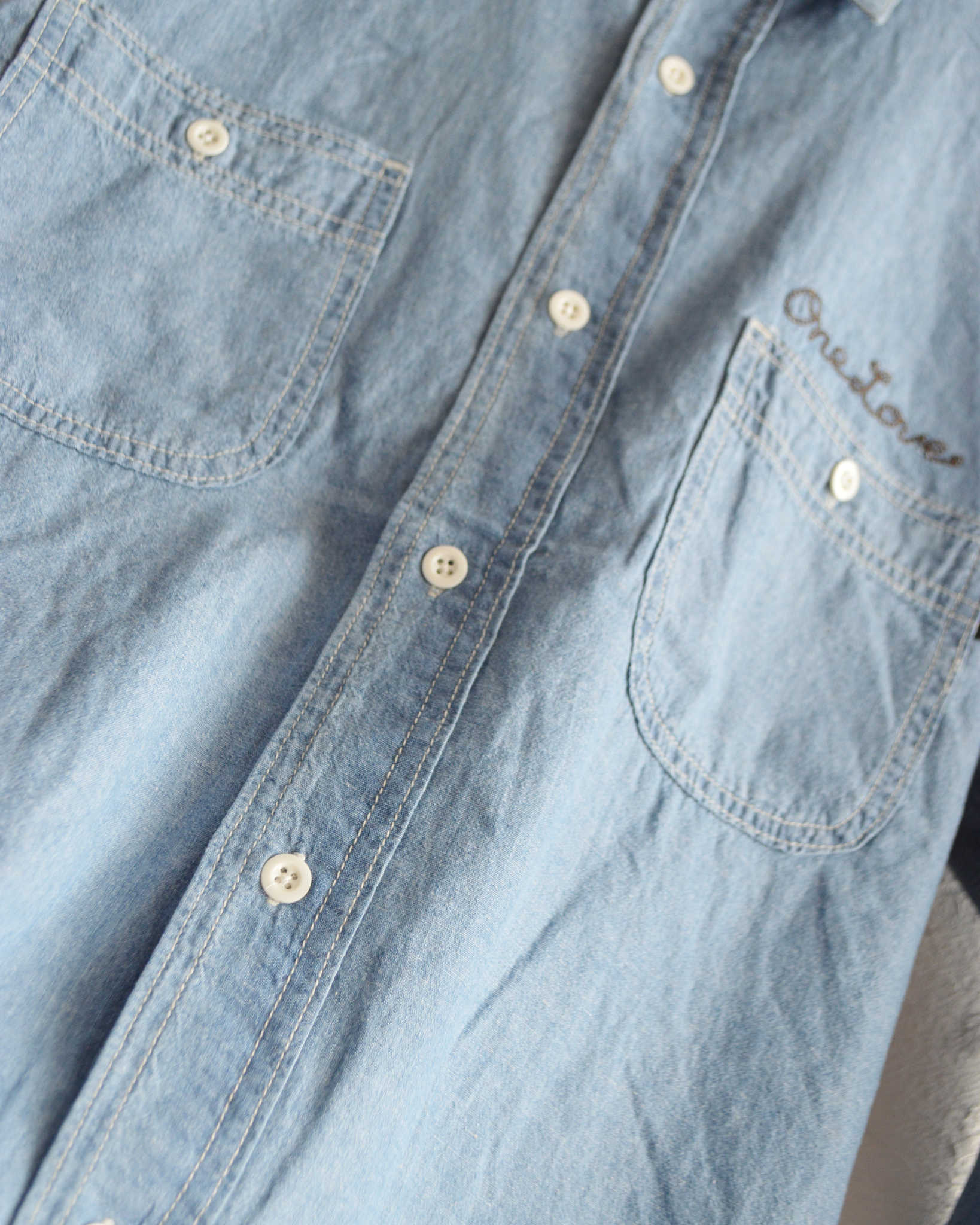 GOHEMP ゴーヘンプ / WORK ON SHIRTS ワークオンシャツ (BLUE)
