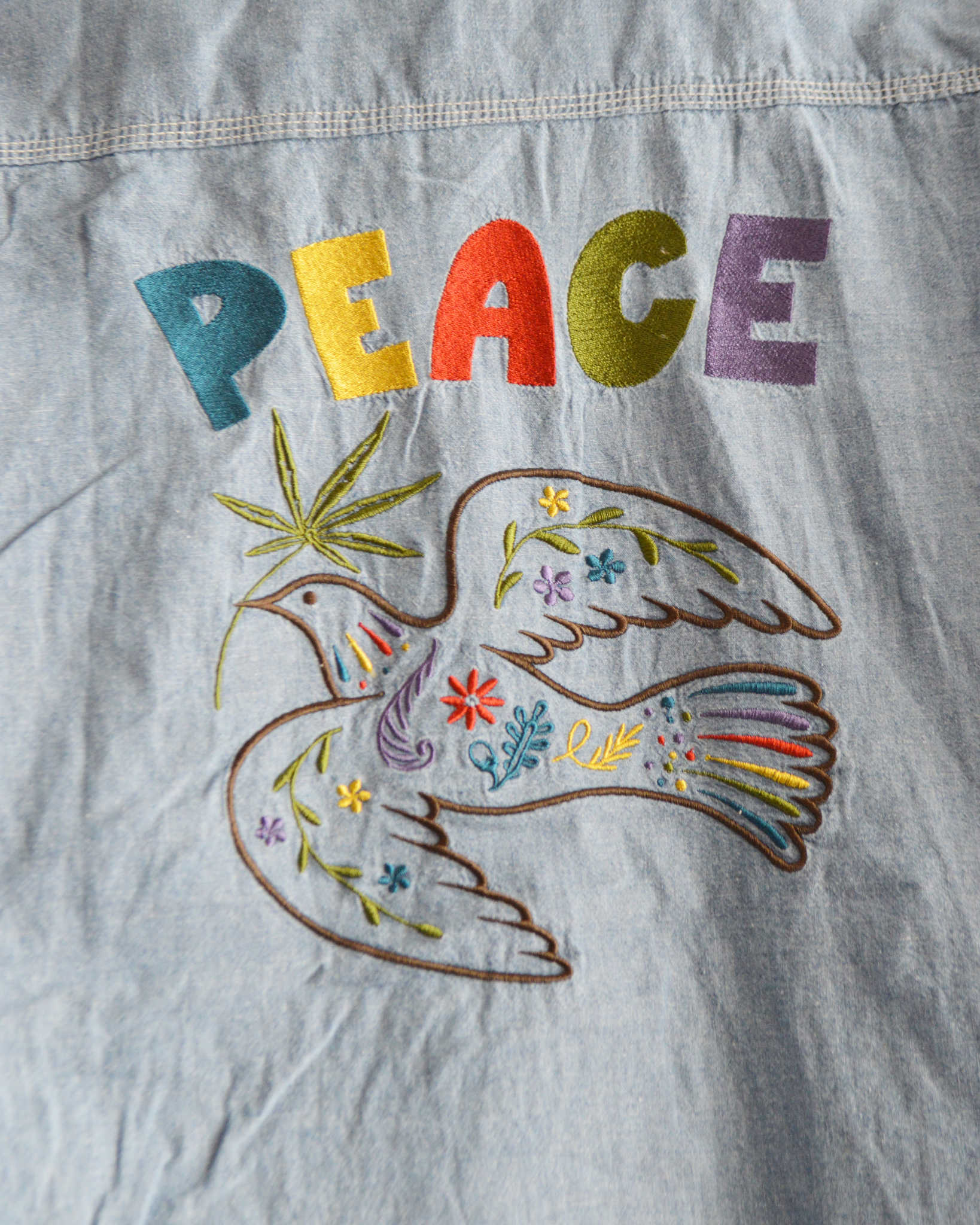 GOHEMP ゴーヘンプ / WORK ON SHIRTS ワークオンシャツ (BLUE)