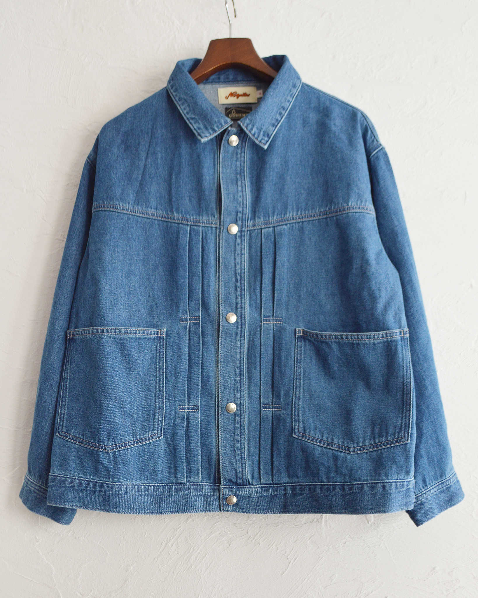 Nasngwam.×GOHEMP ナスングワム ゴーヘンプ / ATELIER DENIM JACKET アトリエデニムジャケット (USED WASH ユーズドウォッシュ)
