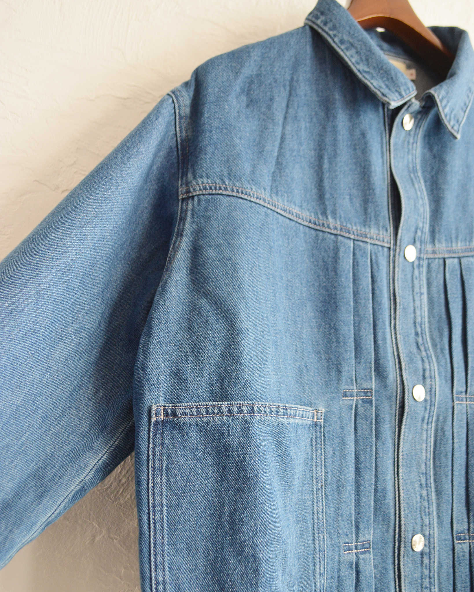 Nasngwam.×GOHEMP ナスングワム ゴーヘンプ / ATELIER DENIM JACKET アトリエデニムジャケット (USED WASH ユーズドウォッシュ)